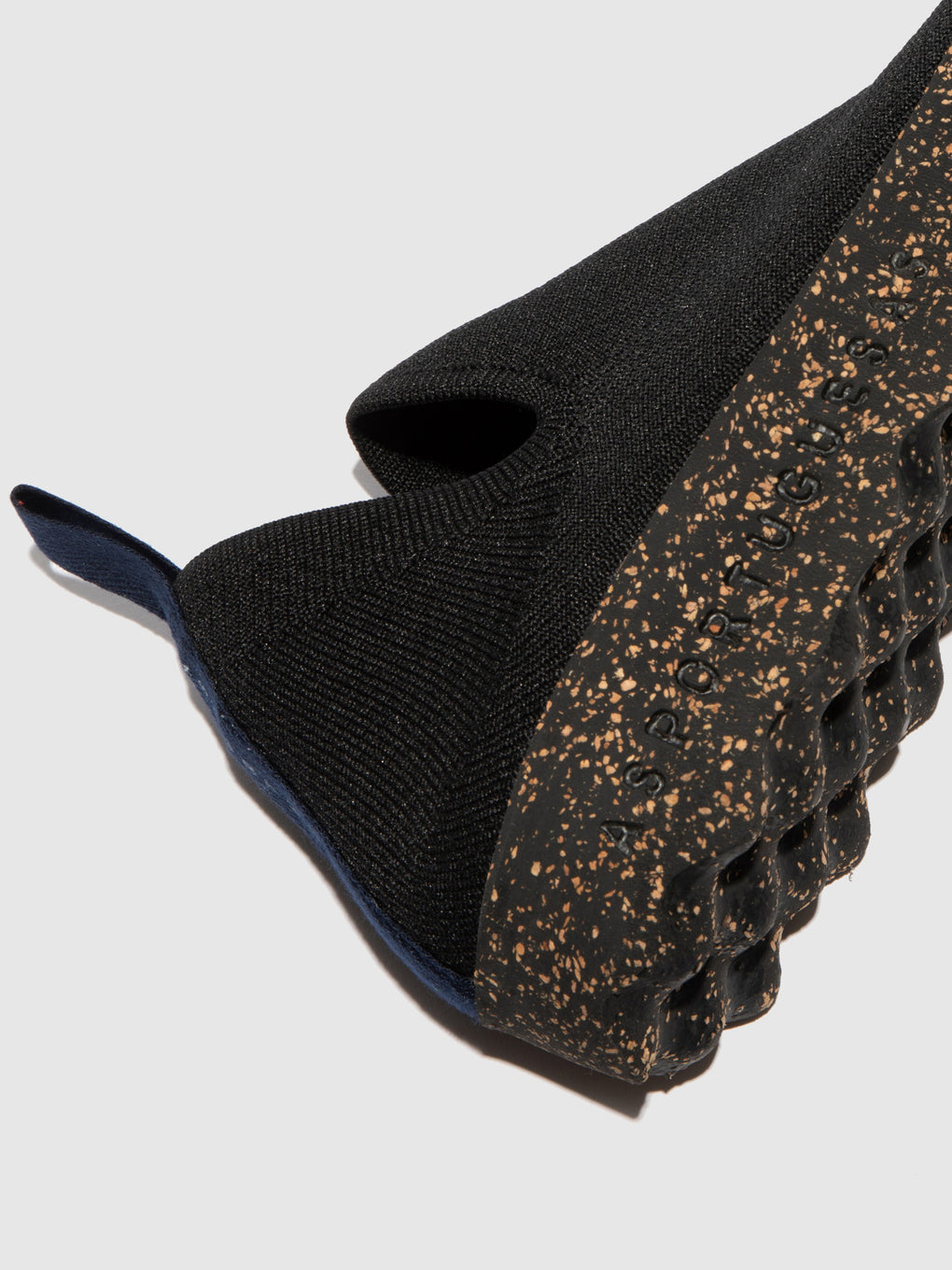 Elasticated Trainers CARE Black S.café Stretch