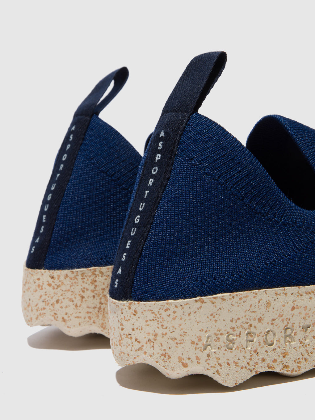 Elasticated Trainers CARE Navy S.café Stretch