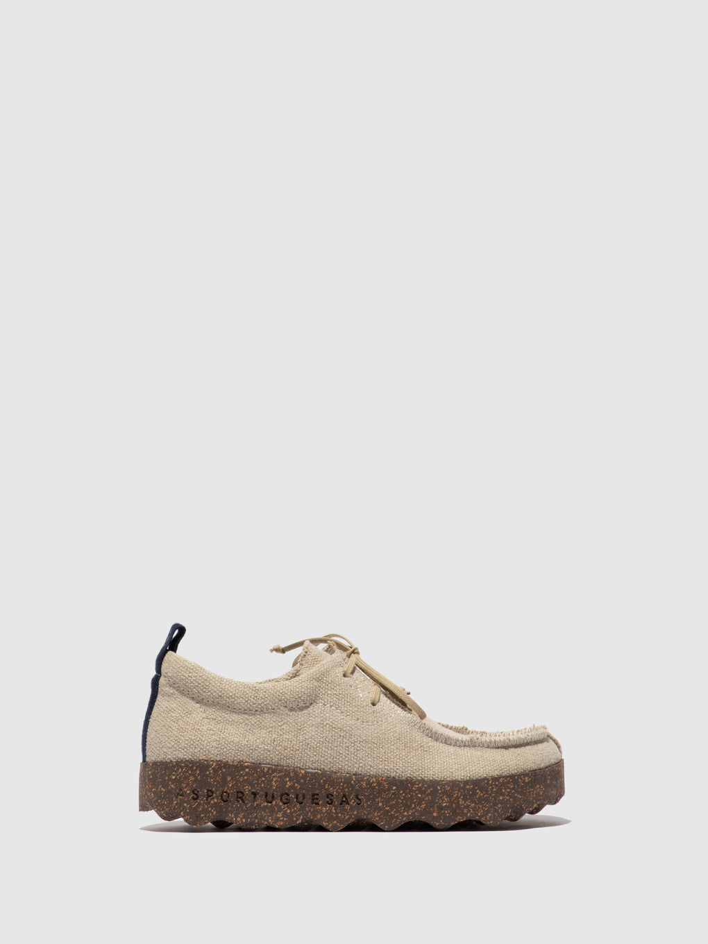Lace-up Trainers CHAT Natural Recycled Linen