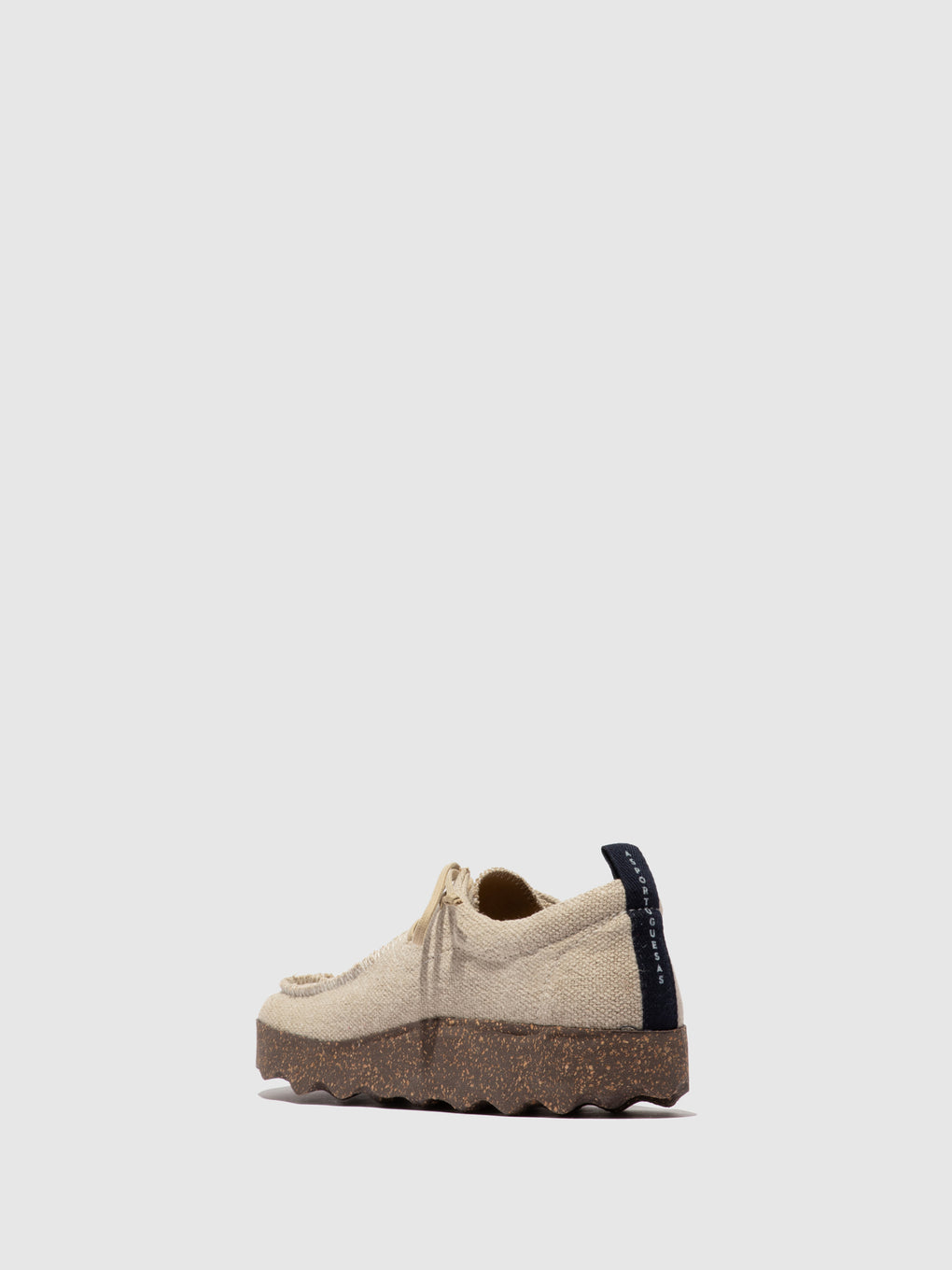 Lace-up Trainers CHAT Natural Recycled Linen