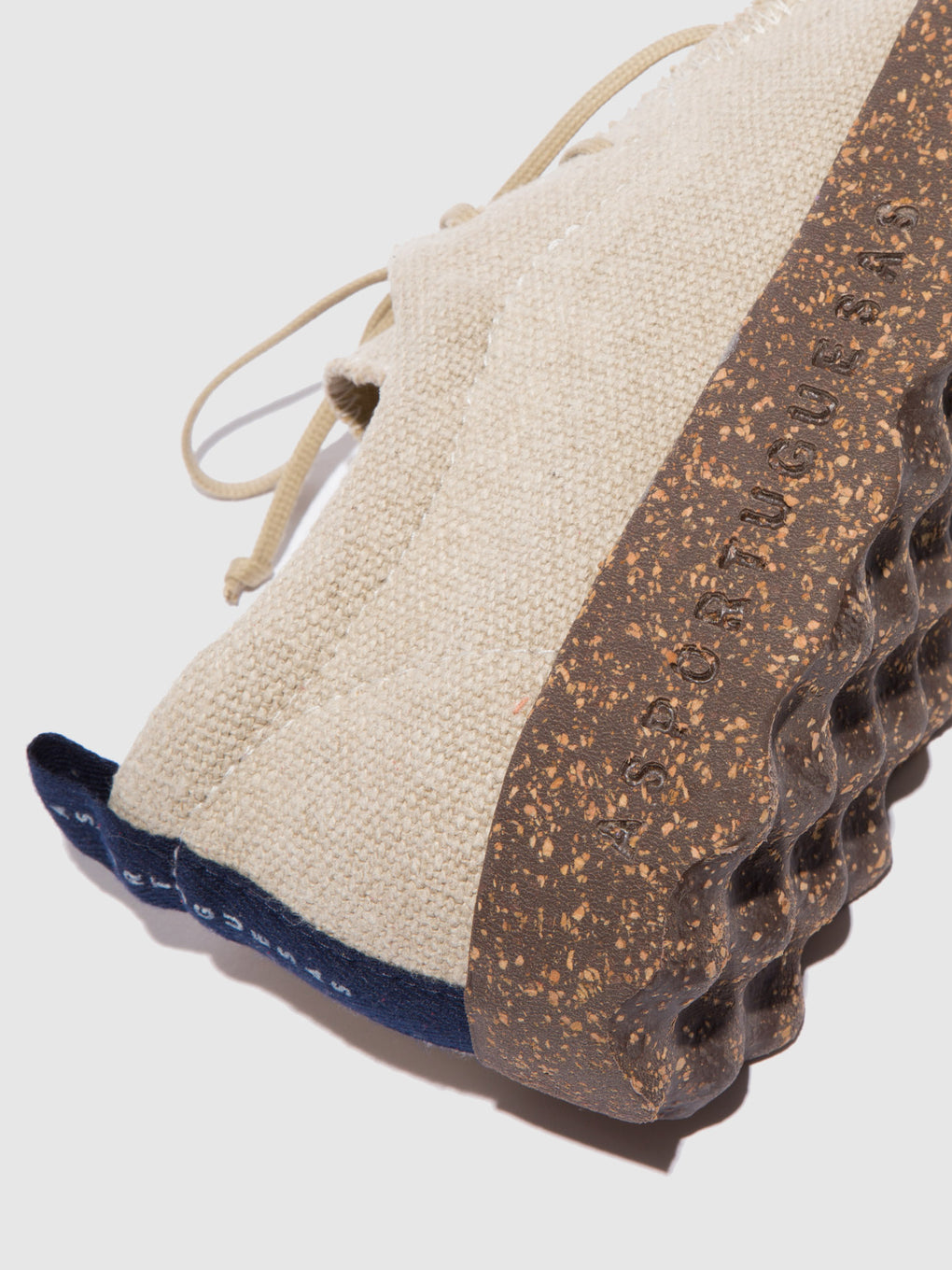 Lace-up Trainers CHAT Natural Recycled Linen