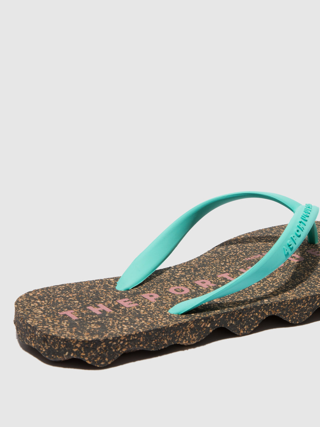 Beach Flip-Flops BASE Blue Rubber Strap