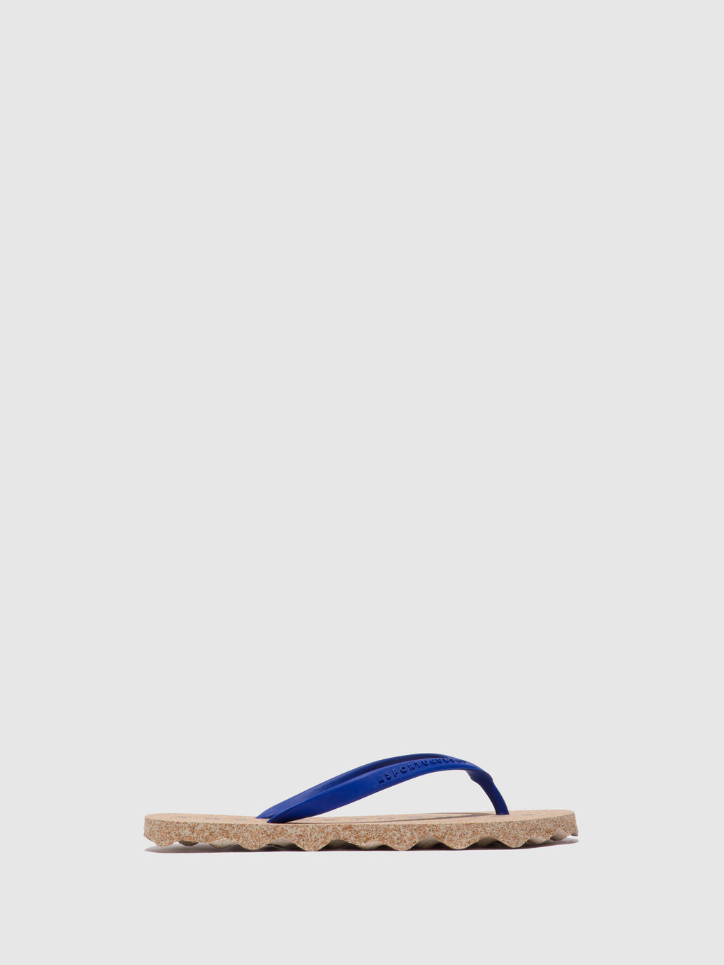 Beach Flip-Flops BASE Blue Rubber Strap