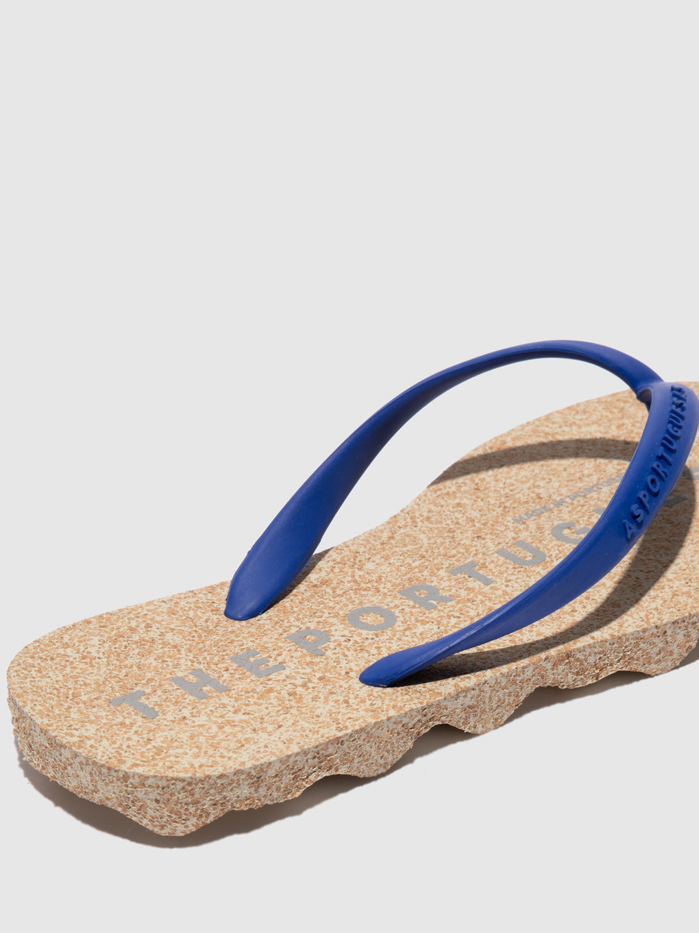 Beach Flip-Flops BASE Blue Rubber Strap