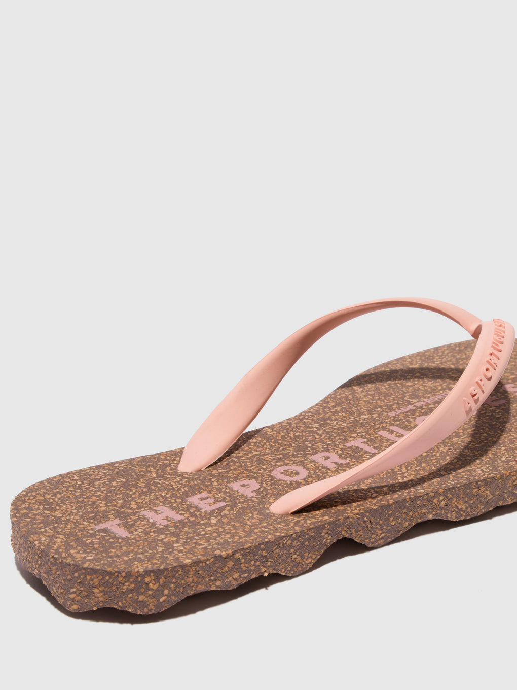 Beach Flip-Flops BASE Pink Rubber Strap