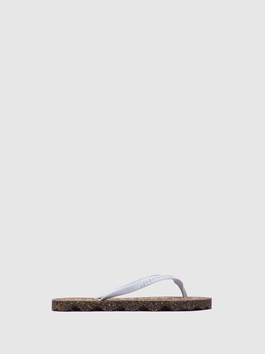 Beach Flip-Flops BASE White/Rubber Strap