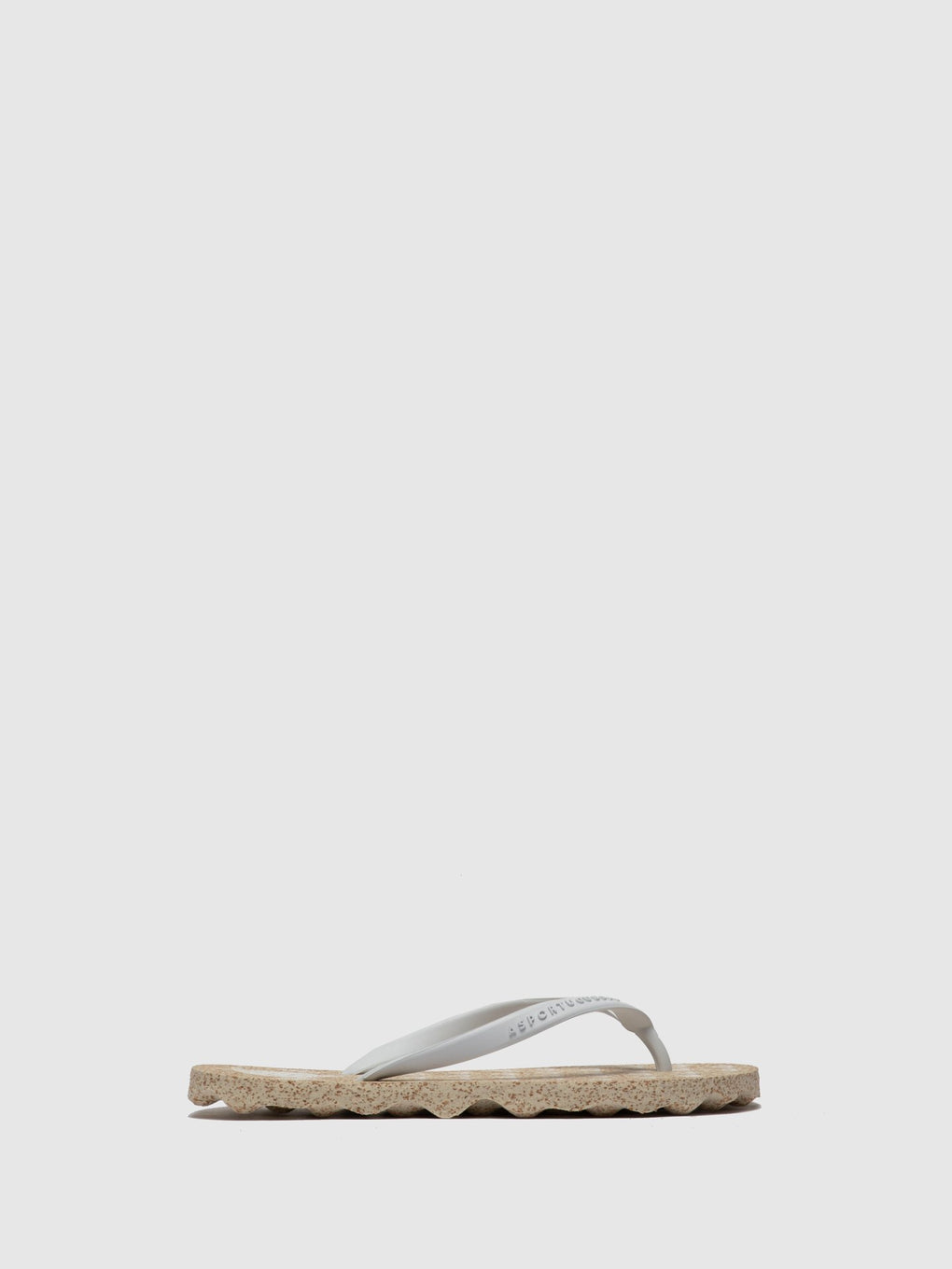Beach Flip-Flops TURTLE White Rubber Strap