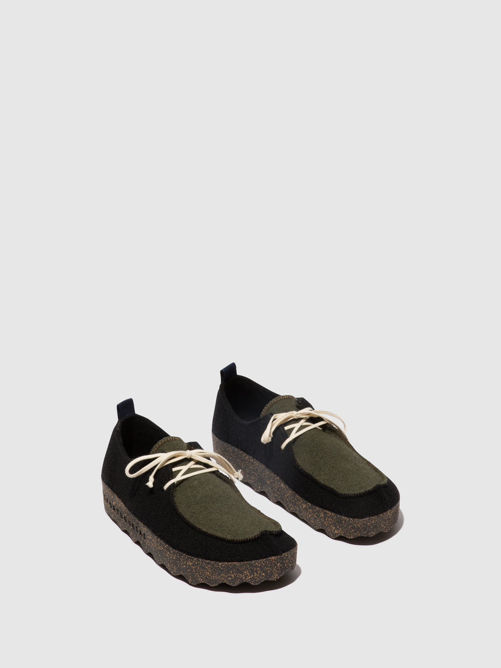 Lace-up Shoes CHAT BLACK/MILITARY GREEN
