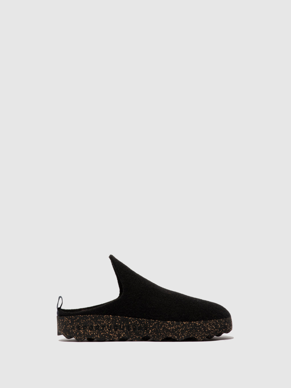 Round Toe Mules COME Black