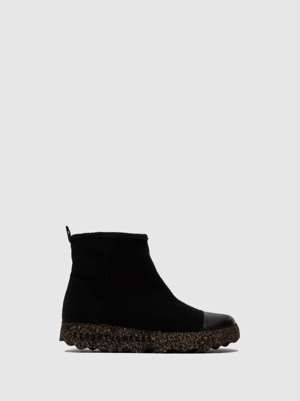 Zip Up Boots COSY Black