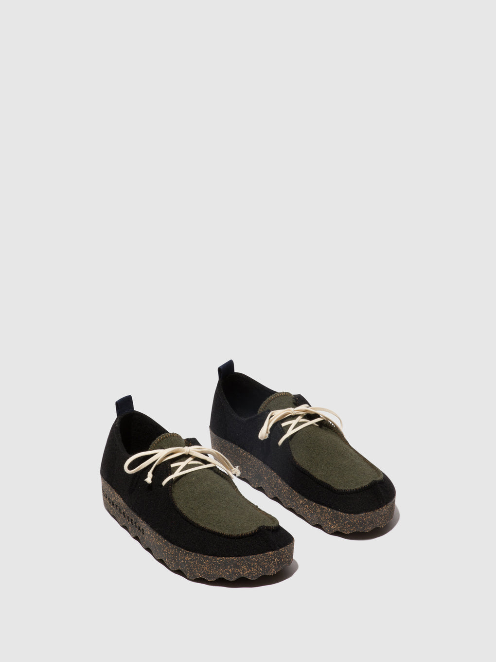 Lace-up Shoes CHAT BLACK/MILITARY GREEN