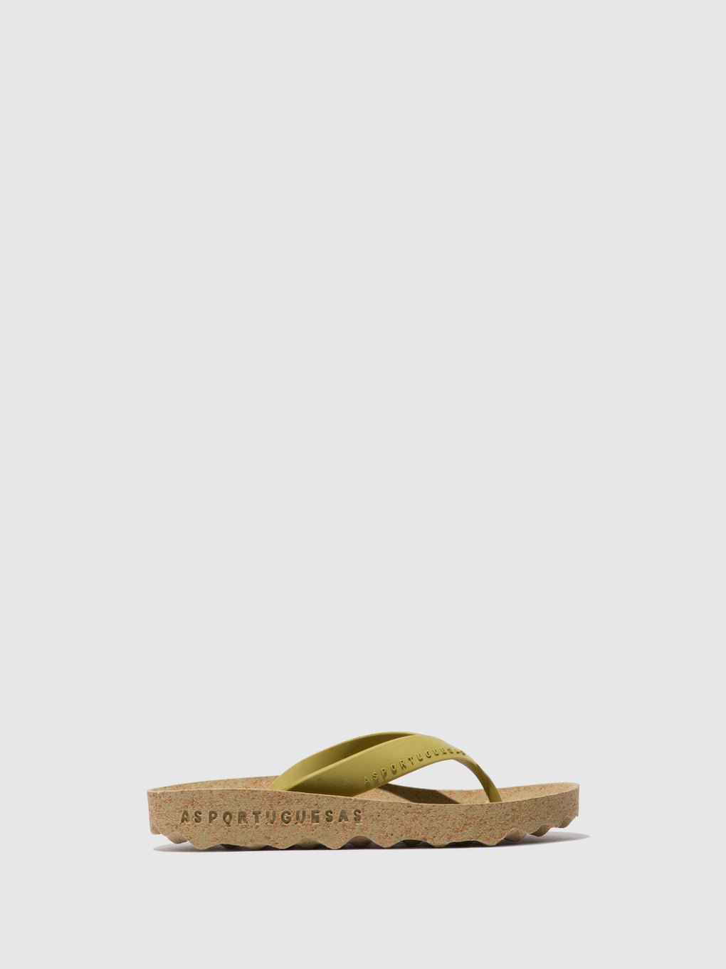 Platform Flip-Flops FEEL Military & Mlt. Gold strap