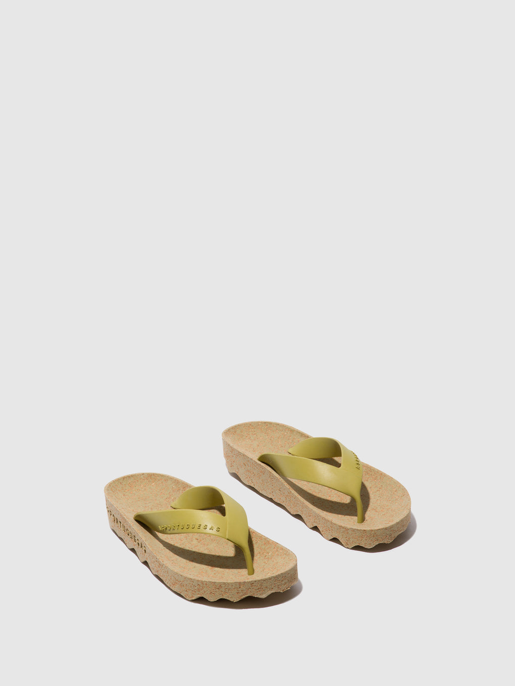 Platform Flip-Flops FEEL Military & Mlt. Gold strap
