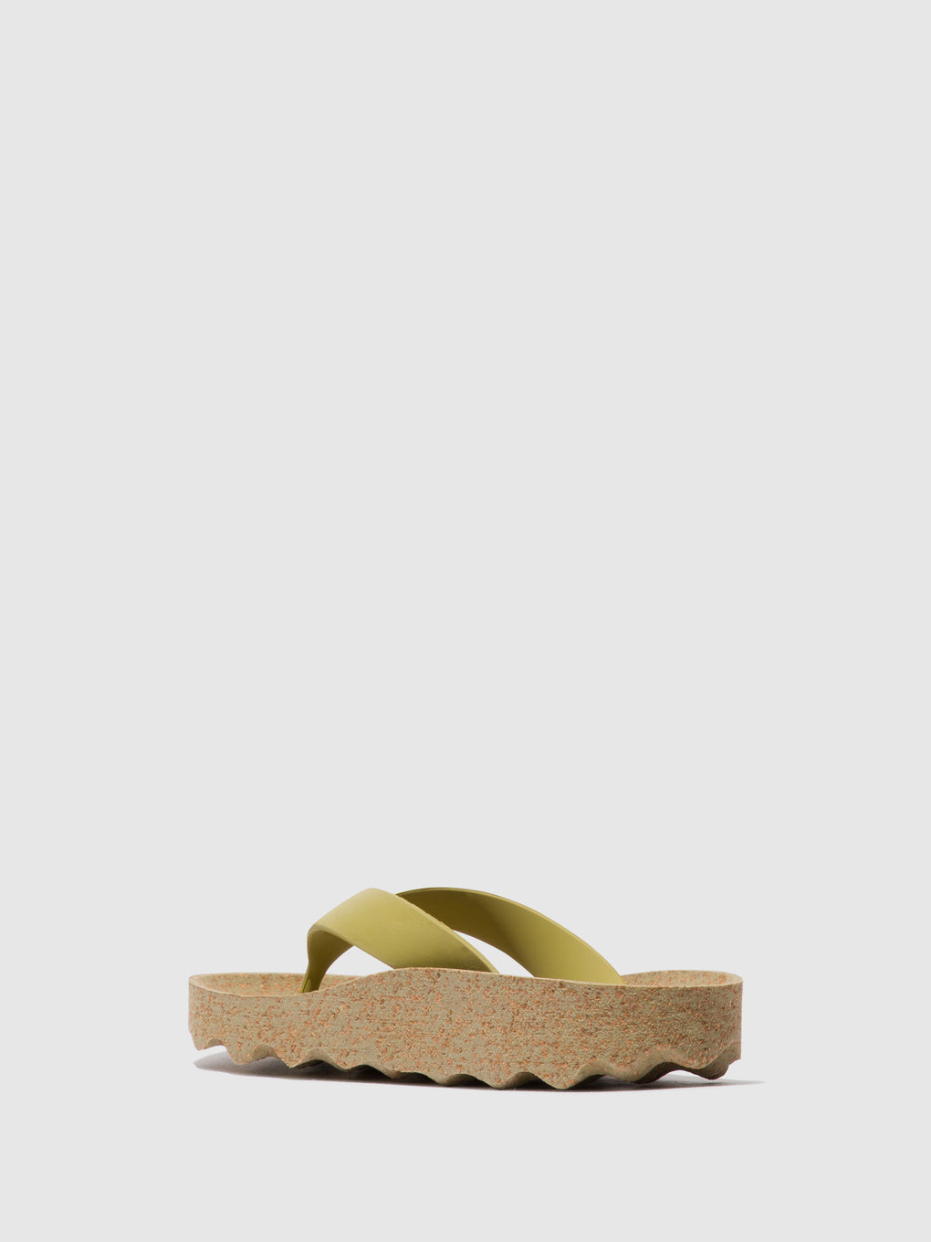Platform Flip-Flops FEEL Military & Mlt. Gold strap