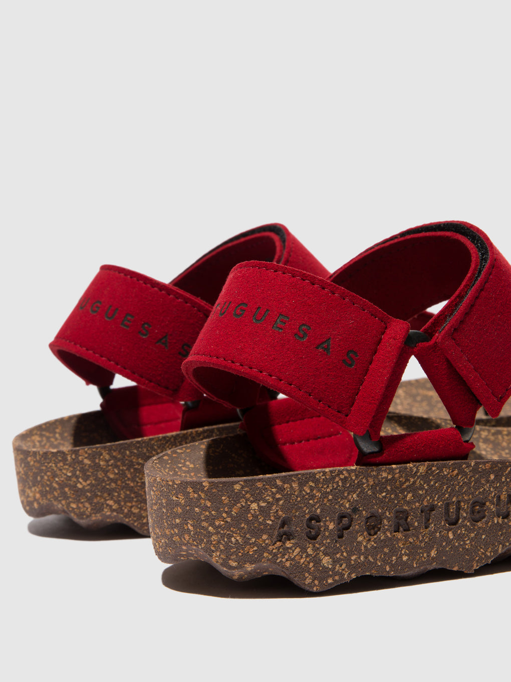 Thong Sandals FIZZ Red Suede