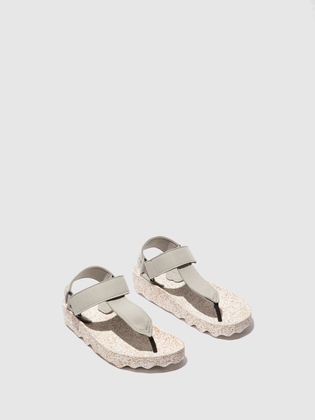 Thong Sandals FIZZ Grey Suede