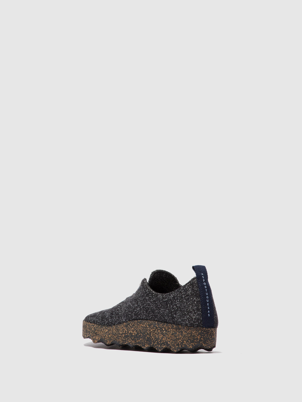 Lace-up Trainers CAMP Black Merino Wool