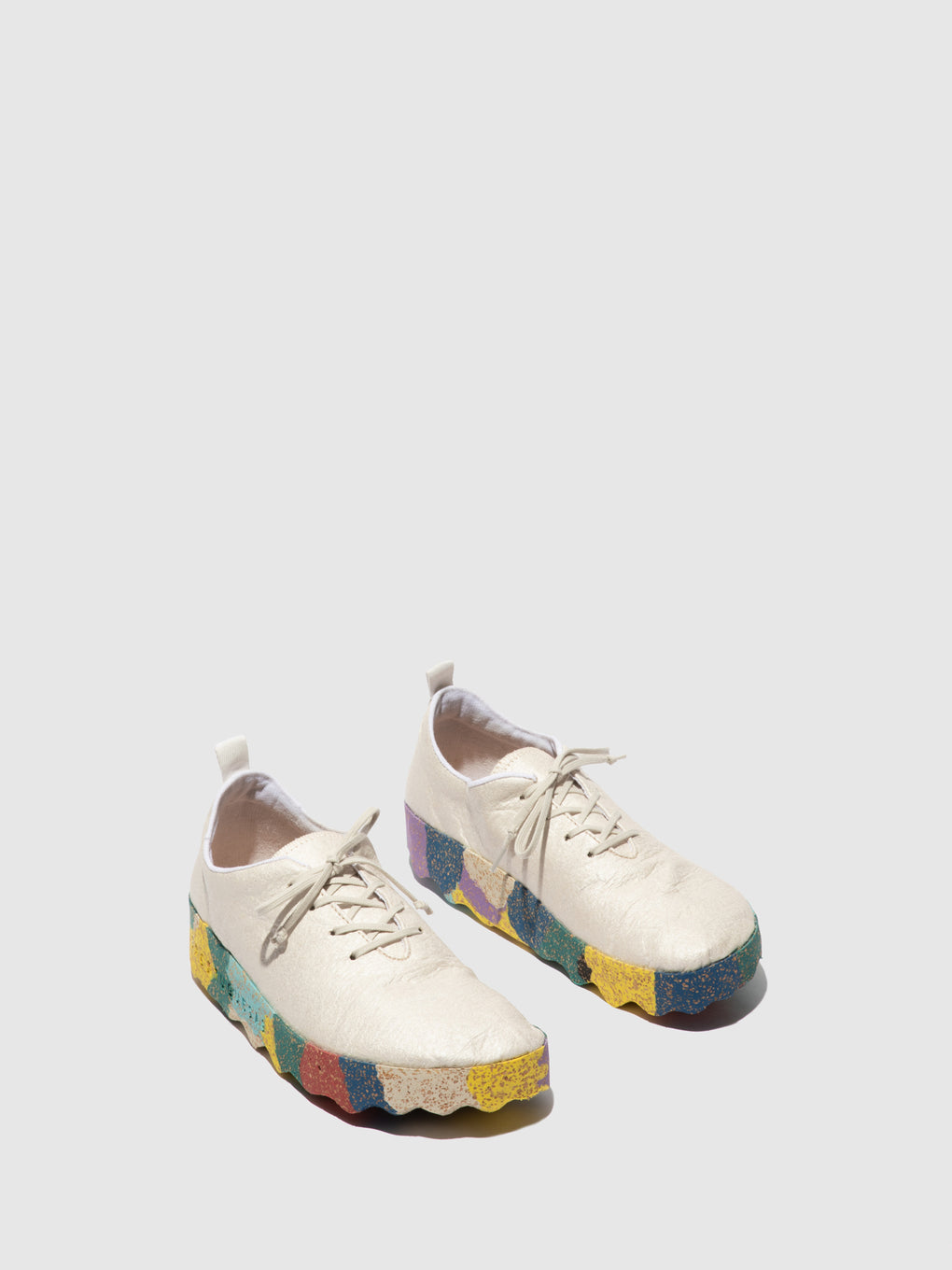 Lace-up Trainers CAMP Natural Pinatex