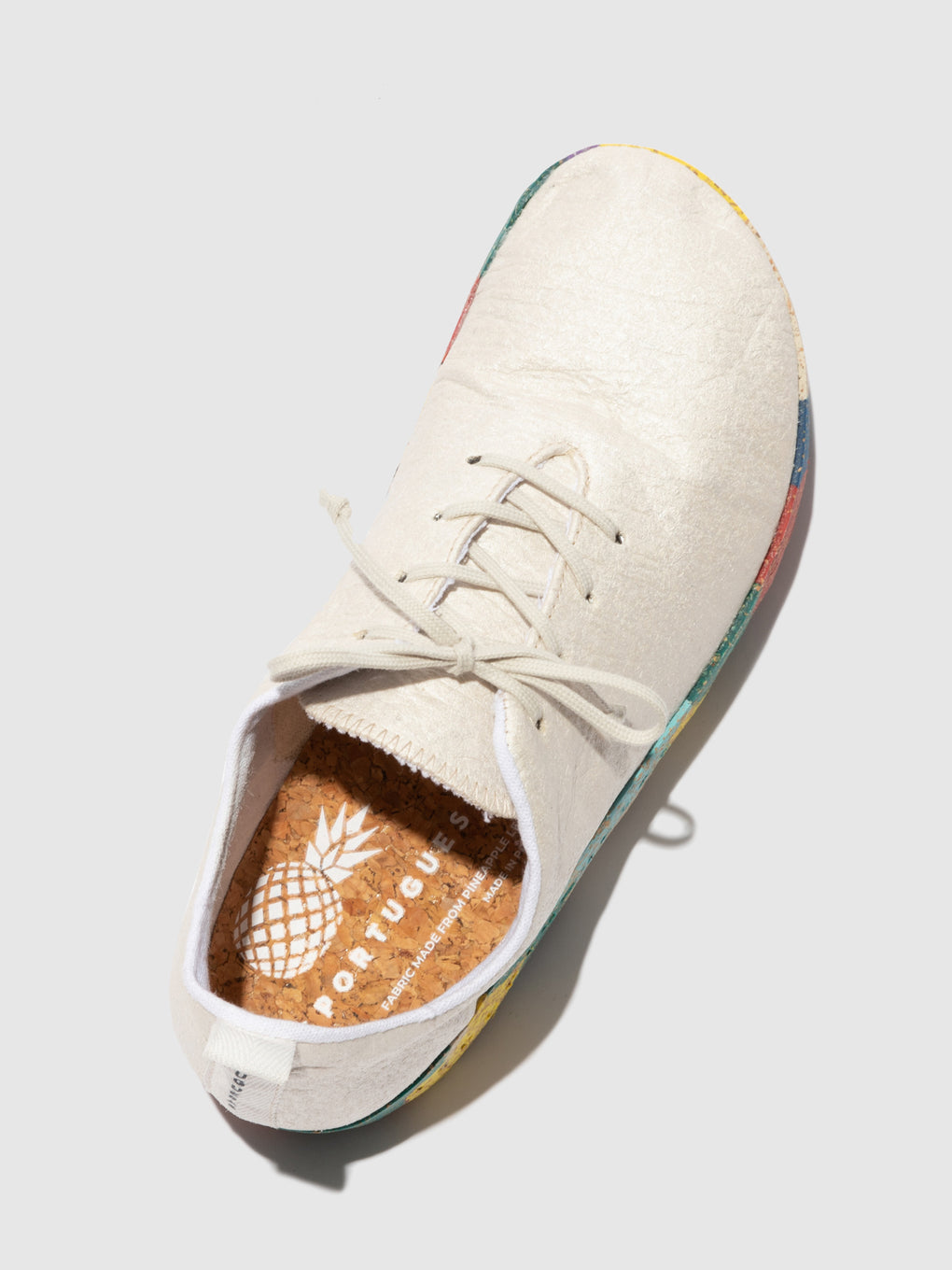 Lace-up Trainers CAMP Natural Pinatex