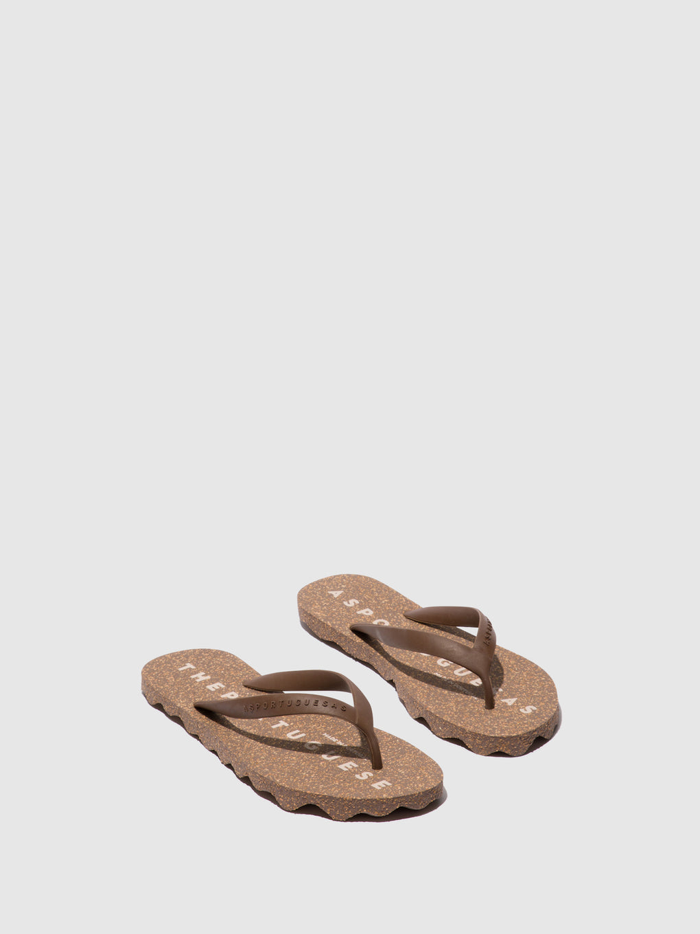 Beach Flip-Flops BASE Brown & brown strap