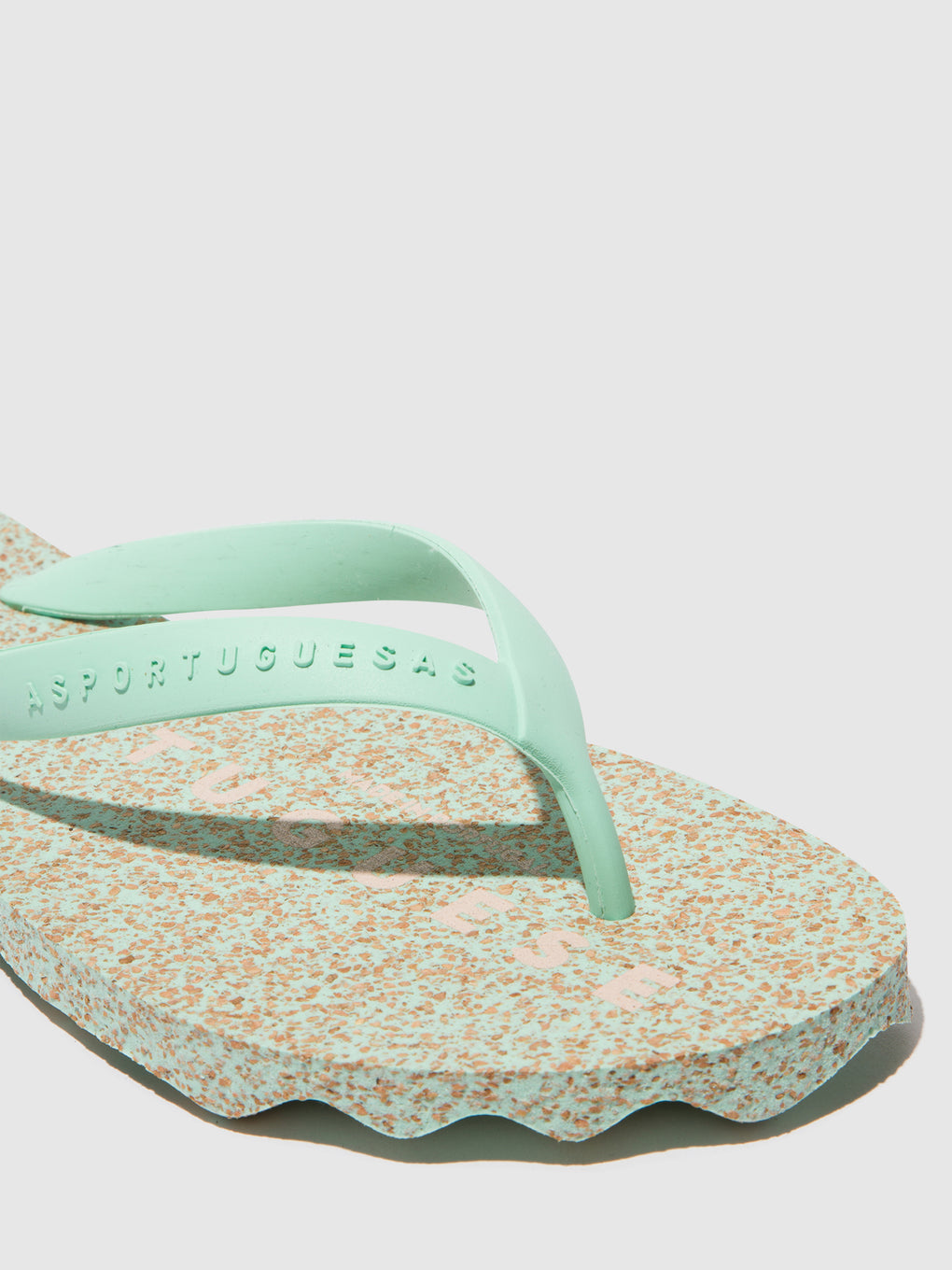 Beach Flip-Flops BASE Mint & mint strap