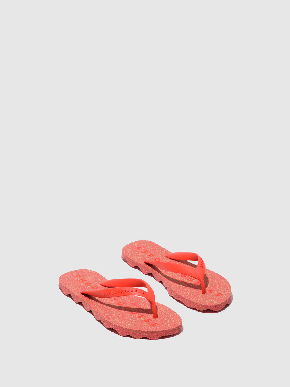 Beach Flip-Flops BASE Red & red strap