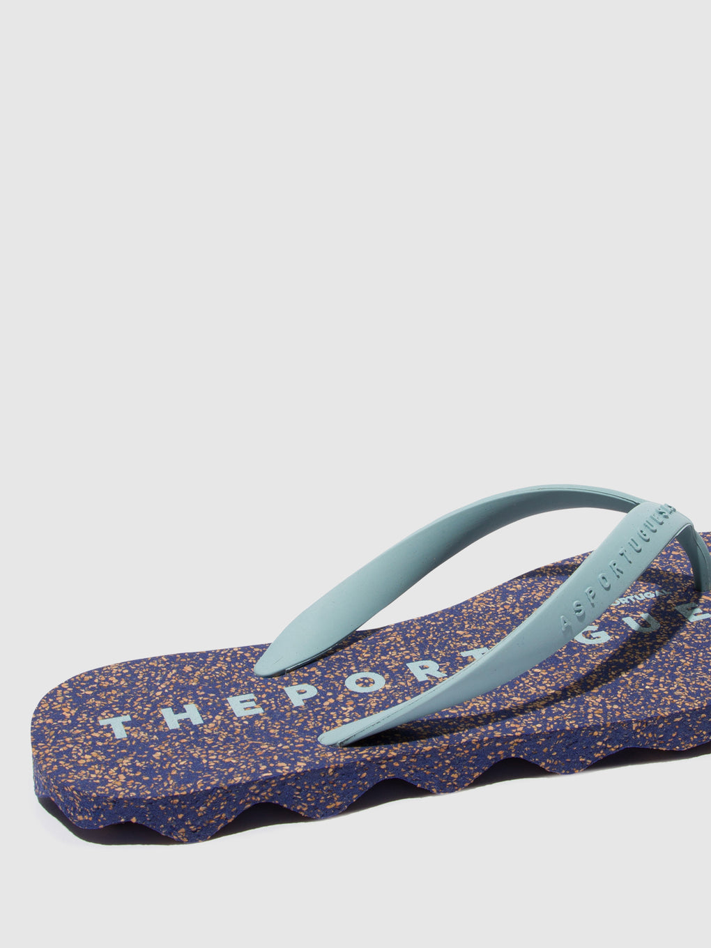Beach Flip-Flops BASE Blue & cloud strap