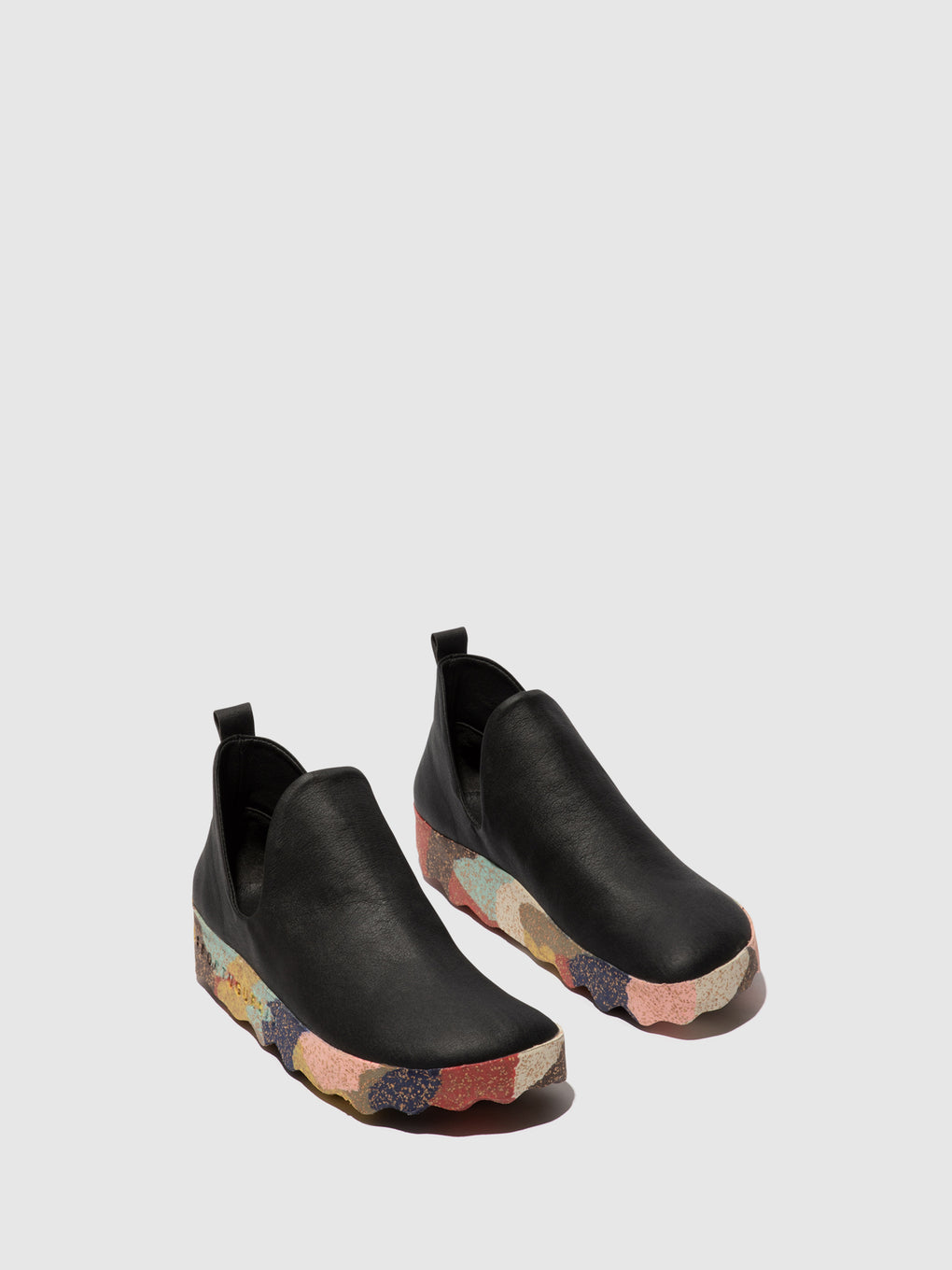 Slip-on Trainers CITY Black & multicolor sole