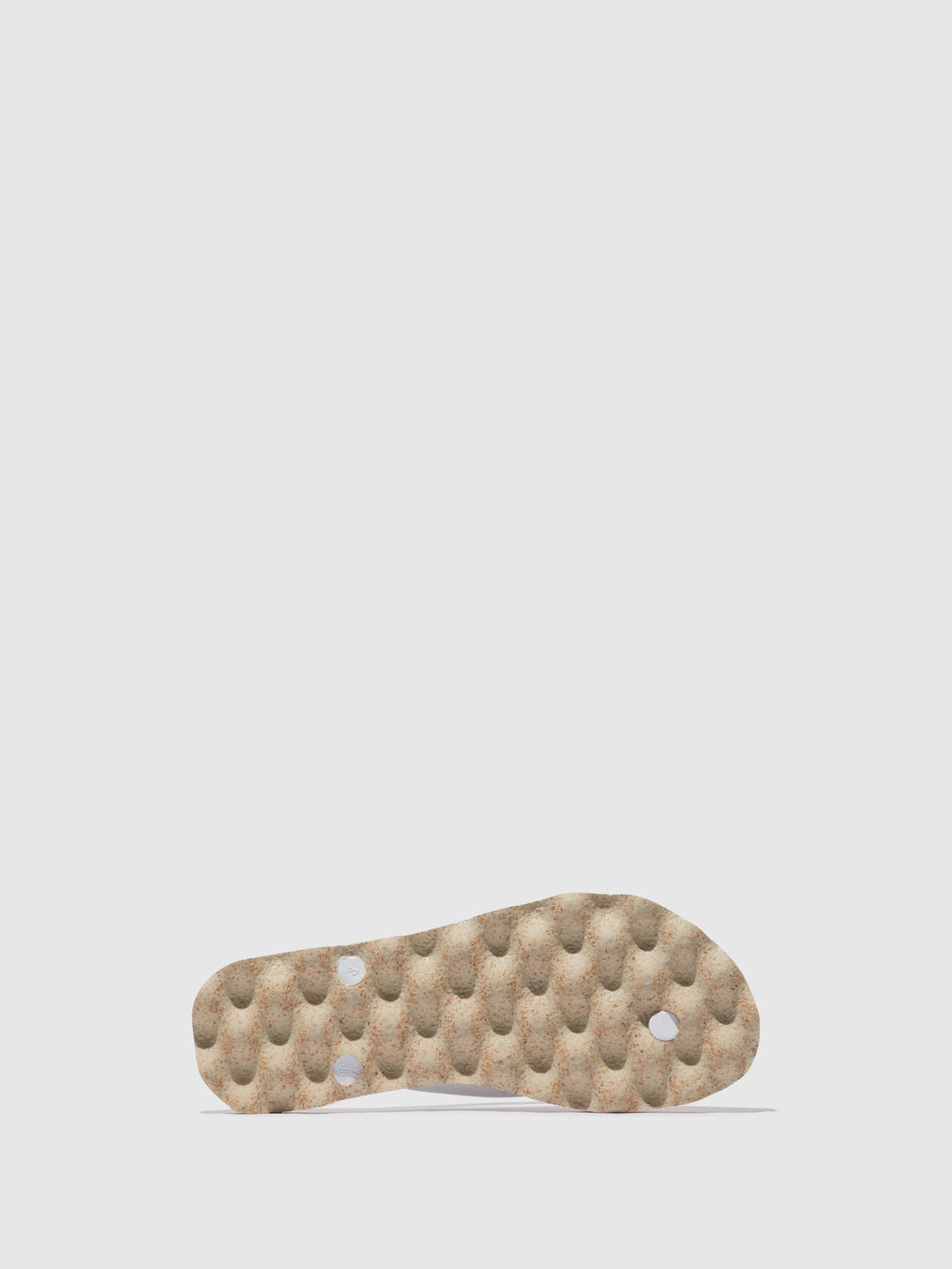 Beach Flip-Flops TURTLE Natural & white strap