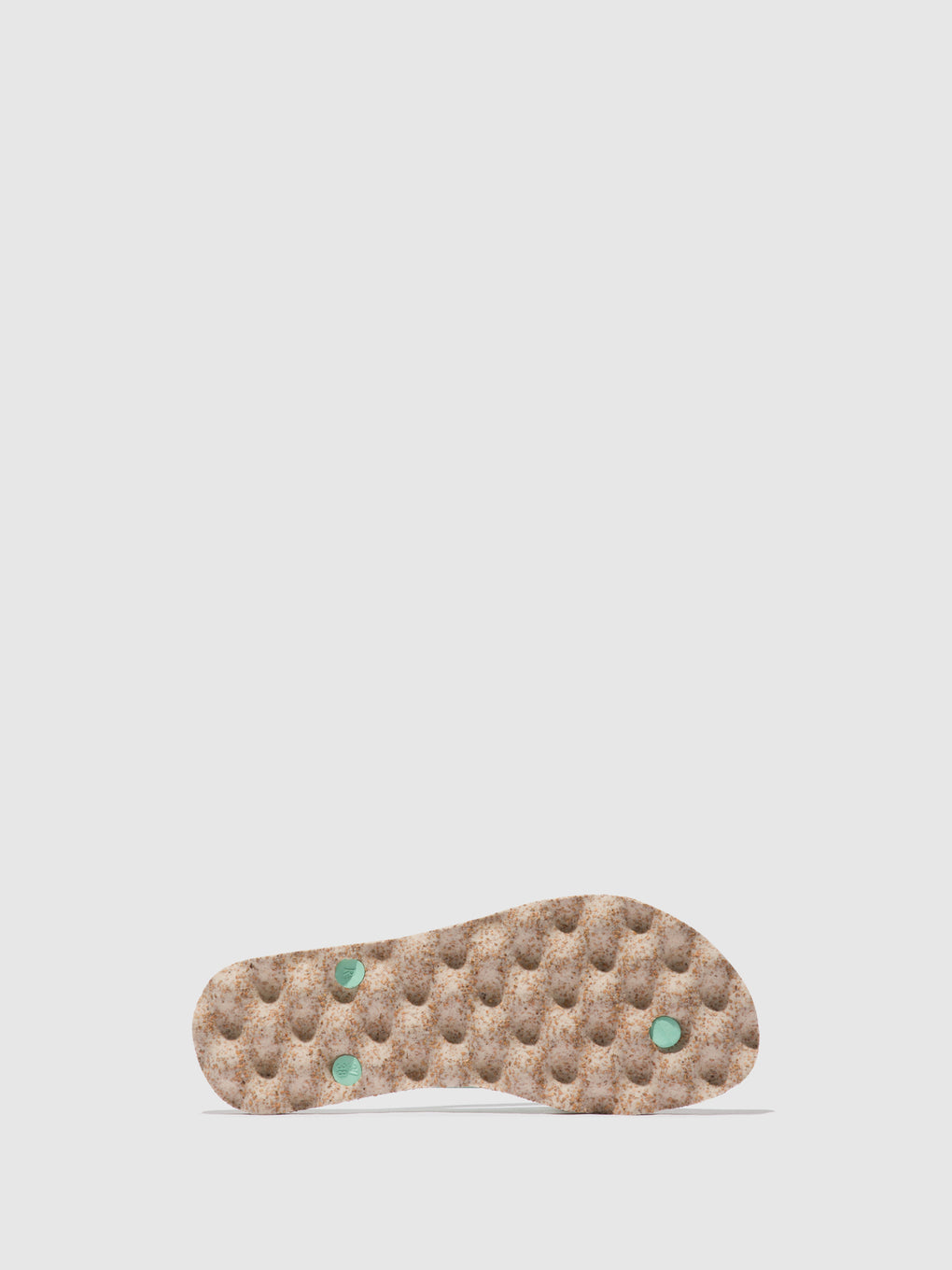 Beach Flip-Flops TURTLE Milky & mint strap