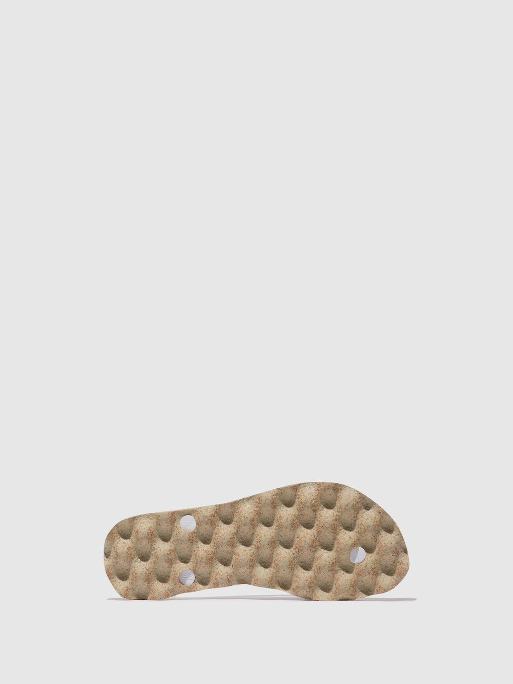 Beach Flip-Flops AMAZONIA Natural & white strap