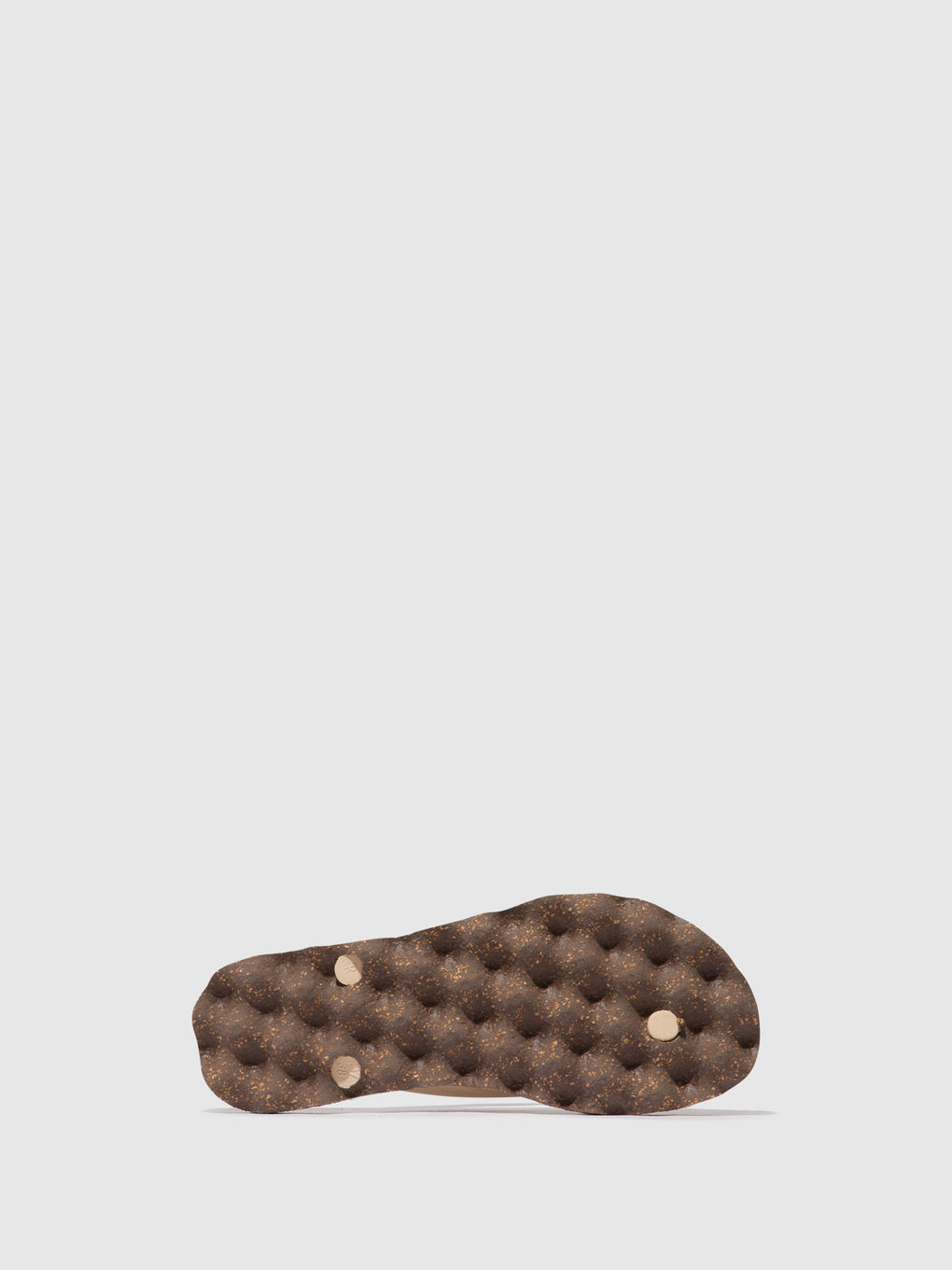 Beach Flip-Flops AMAZONIA Brown & cream strap