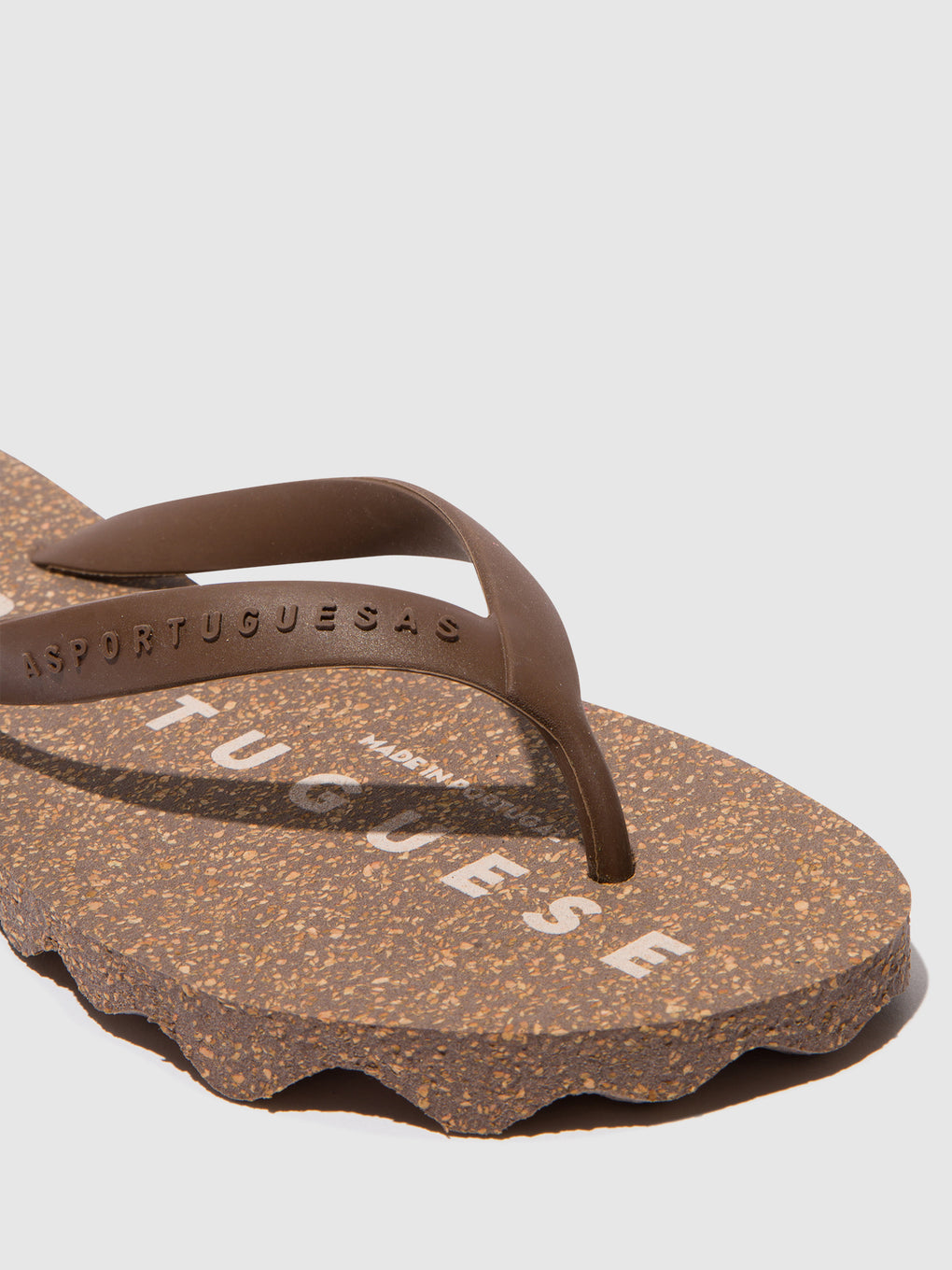 Beach Flip-Flops BASE Brown & brown strap
