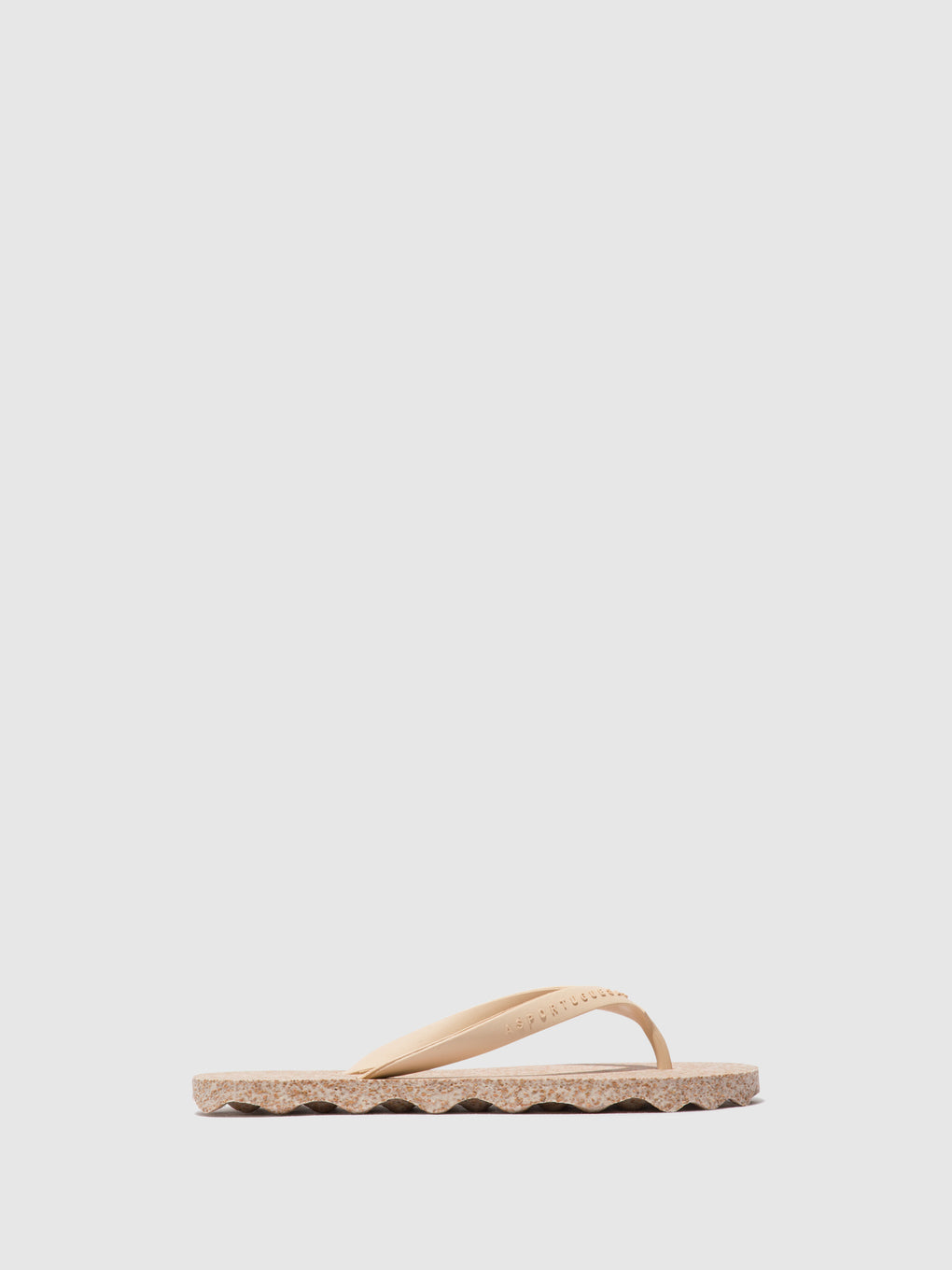 Beach Flip-Flops BASE Milky & cream strap