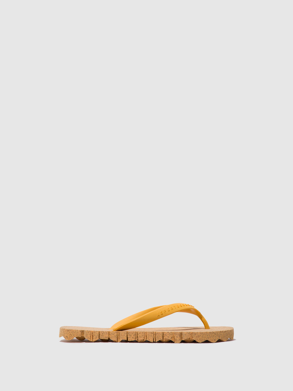 Beach Flip-Flops BUMPY Yellow & yellow strap