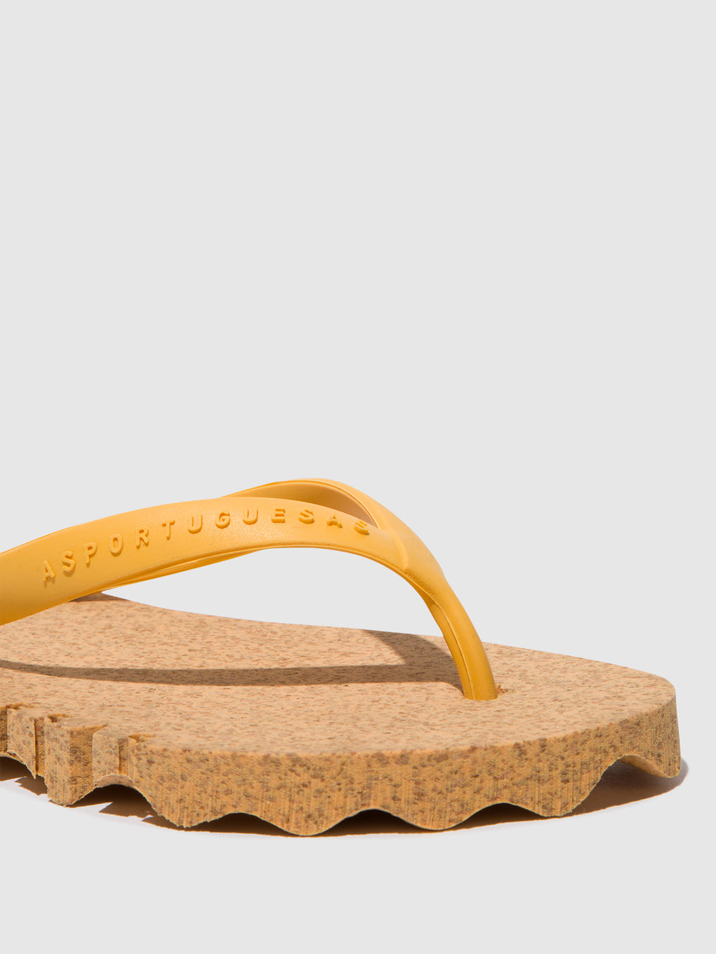 Beach Flip-Flops BUMPY Yellow & yellow strap