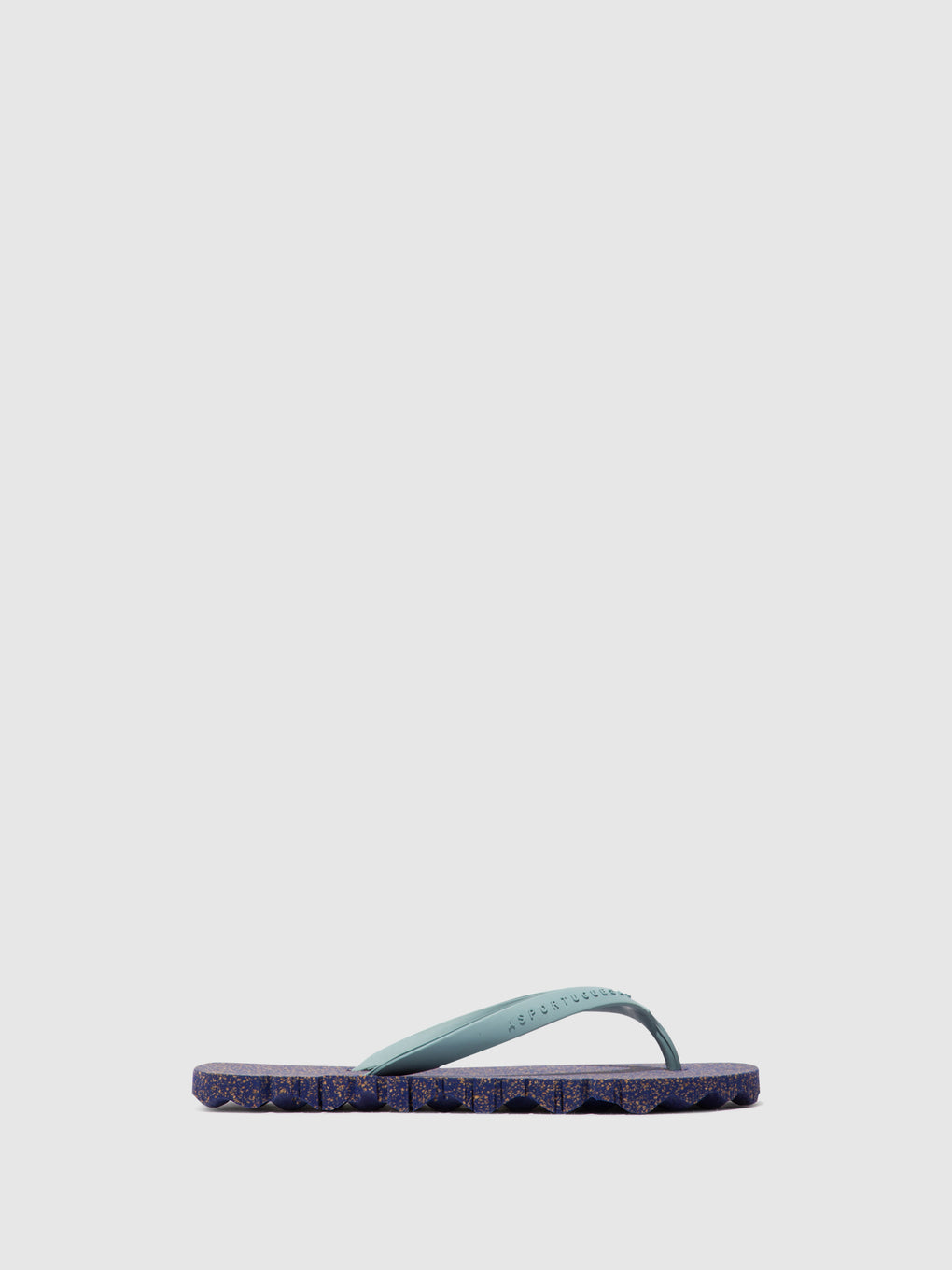 Beach Flip-Flops BUMPY Blue & cloud strap