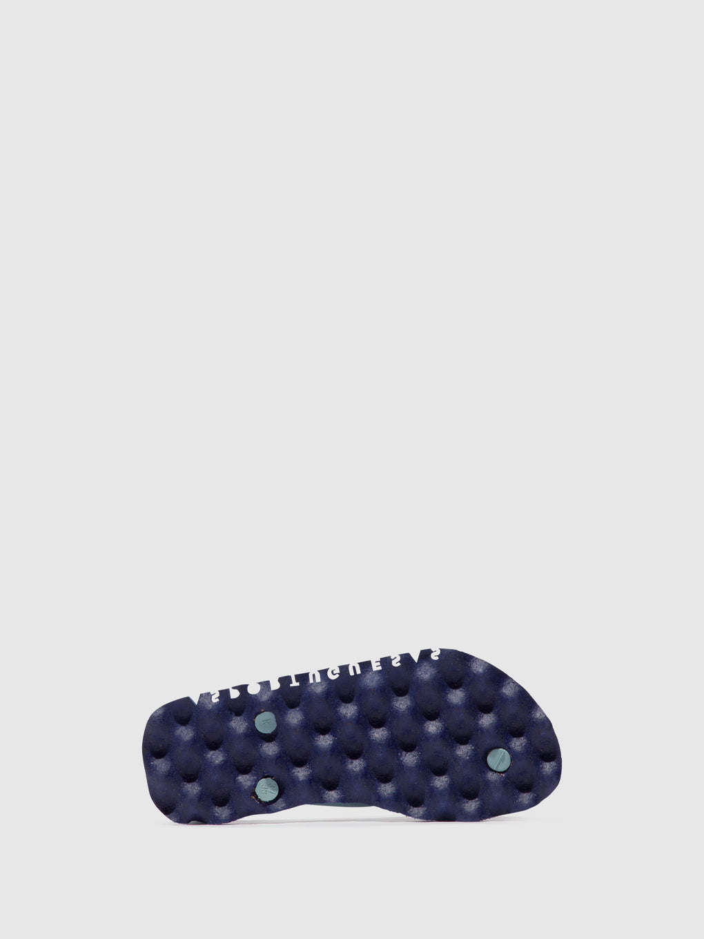 Beach Flip-Flops BUMPY Blue & cloud strap