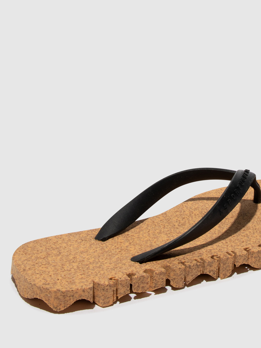 Beach Flip-Flops BUMPY Yellow & black strap