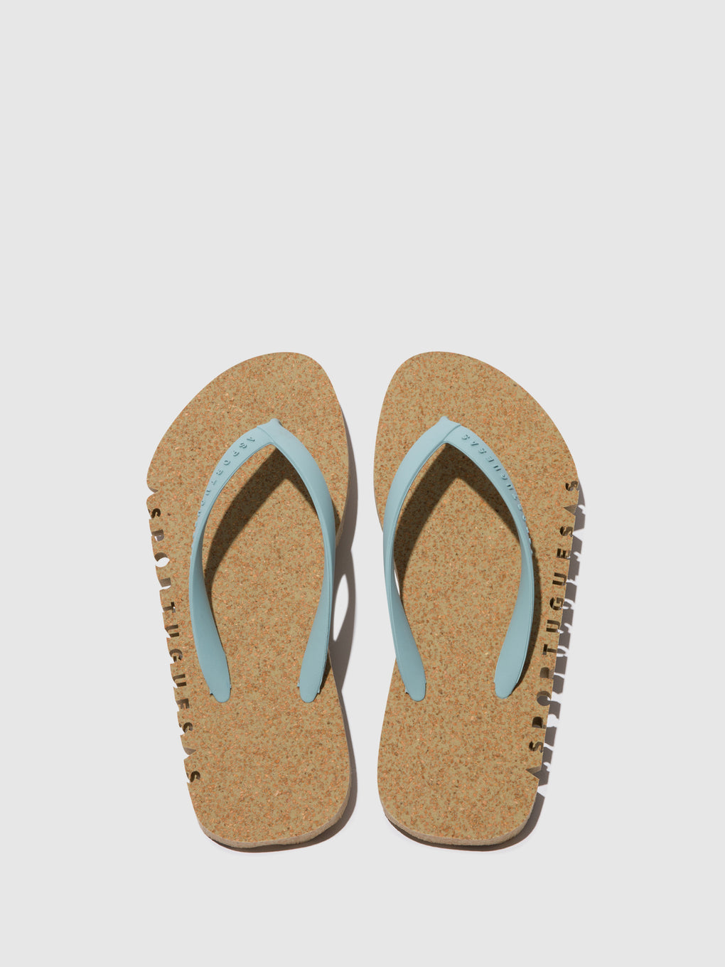 Beach Flip-Flops BUMPY Military & cloud strap