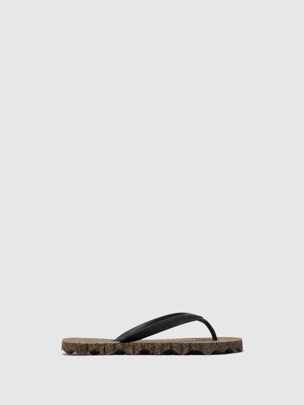 Beach Flip-Flops BUMPY Black & black strap