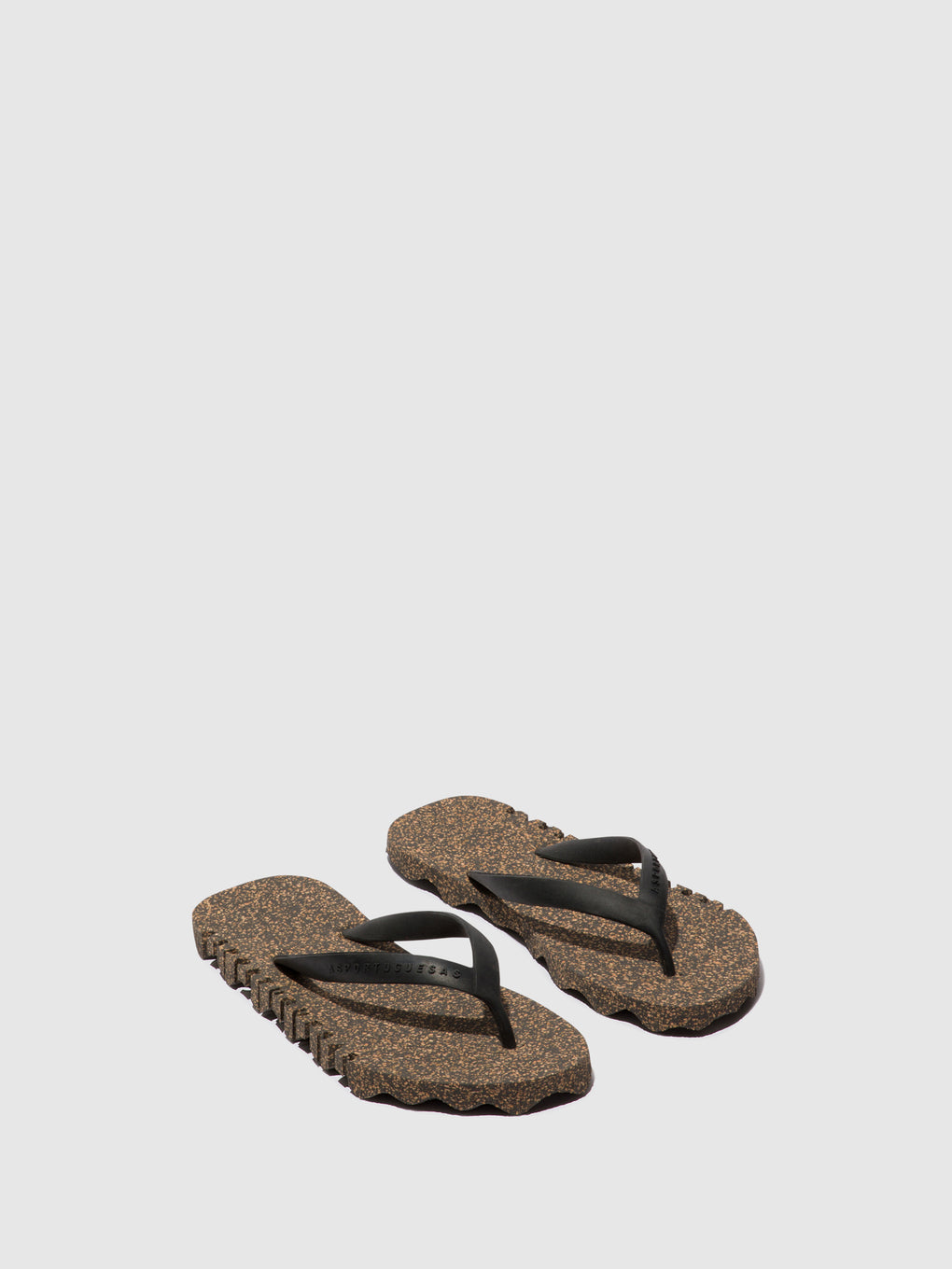 Beach Flip-Flops BUMPY Black & black strap