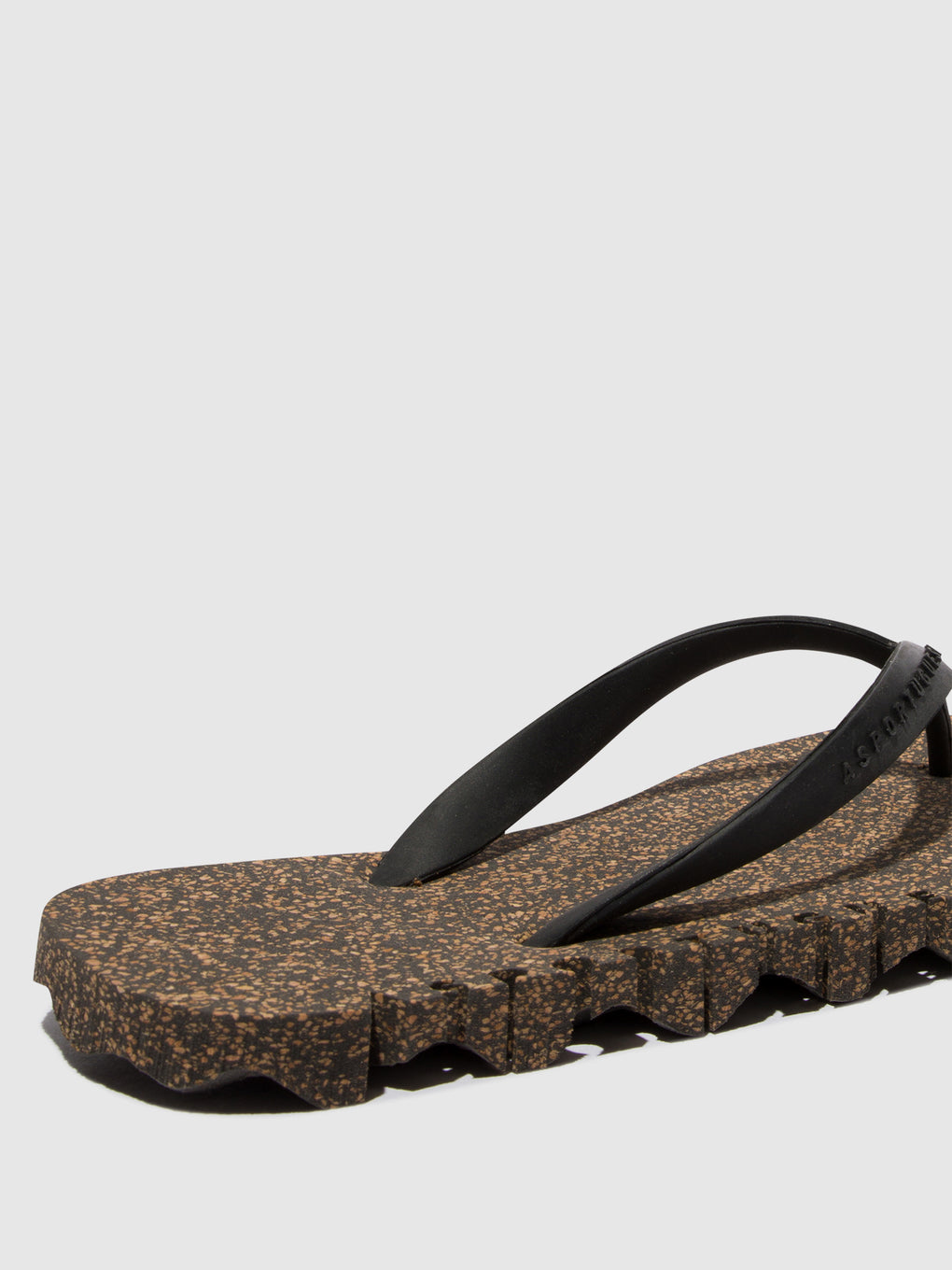 Beach Flip-Flops BUMPY Black & black strap
