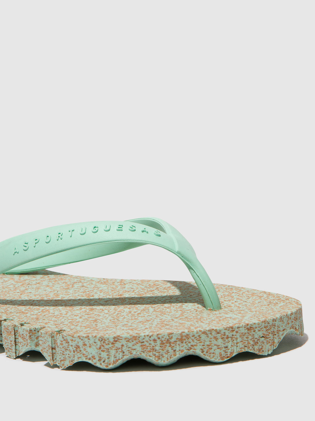Beach Flip-Flops BUMPY Mint & mint strap