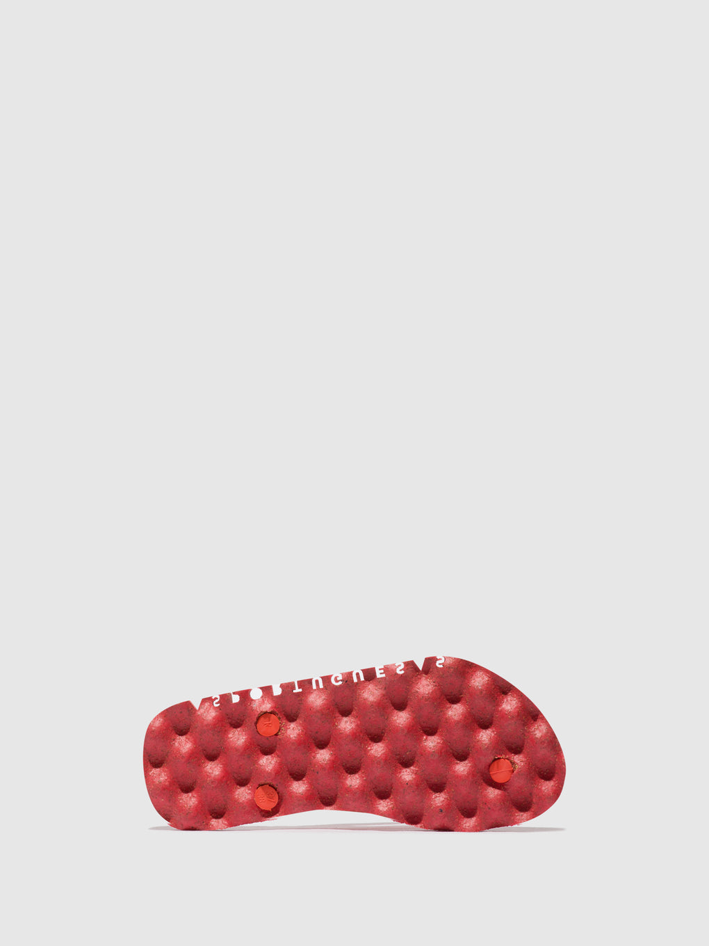 Beach Flip-Flops BUMPY Red & red strap