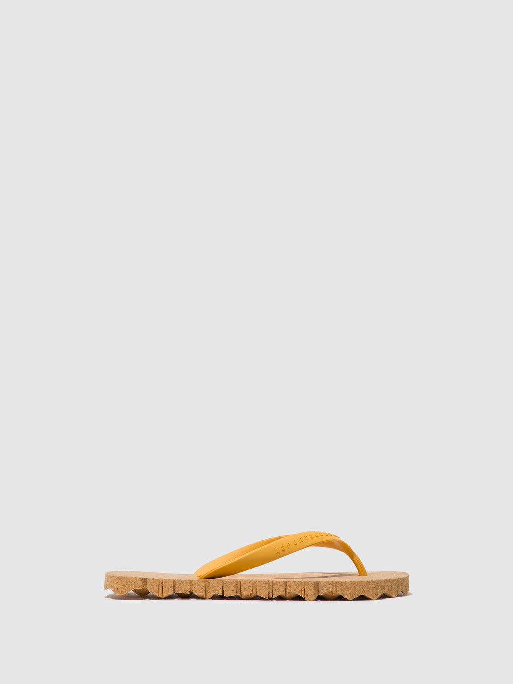 Beach Flip-Flops BUMPY Yellow & yellow strap
