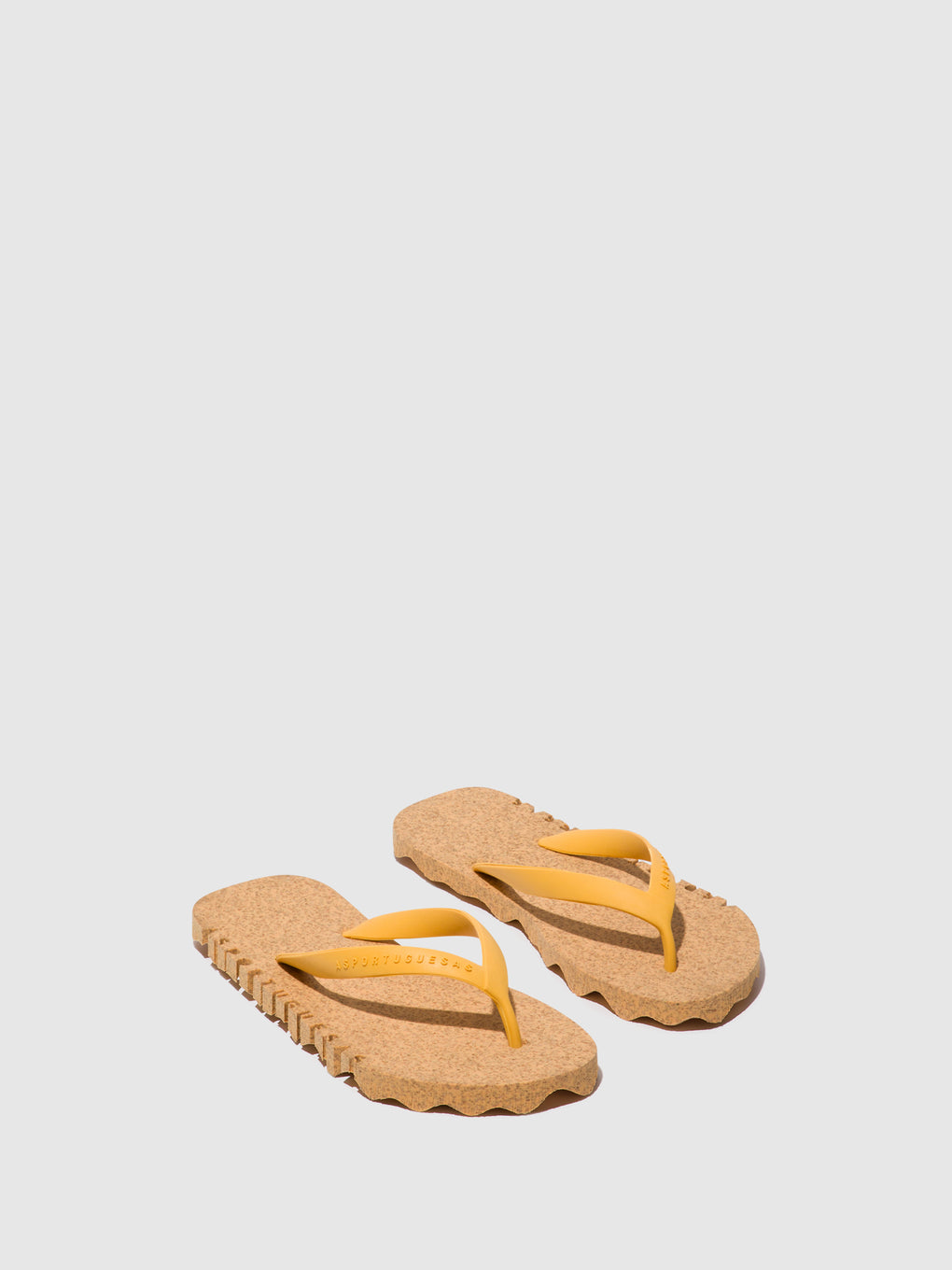 Beach Flip-Flops BUMPY Yellow & yellow strap