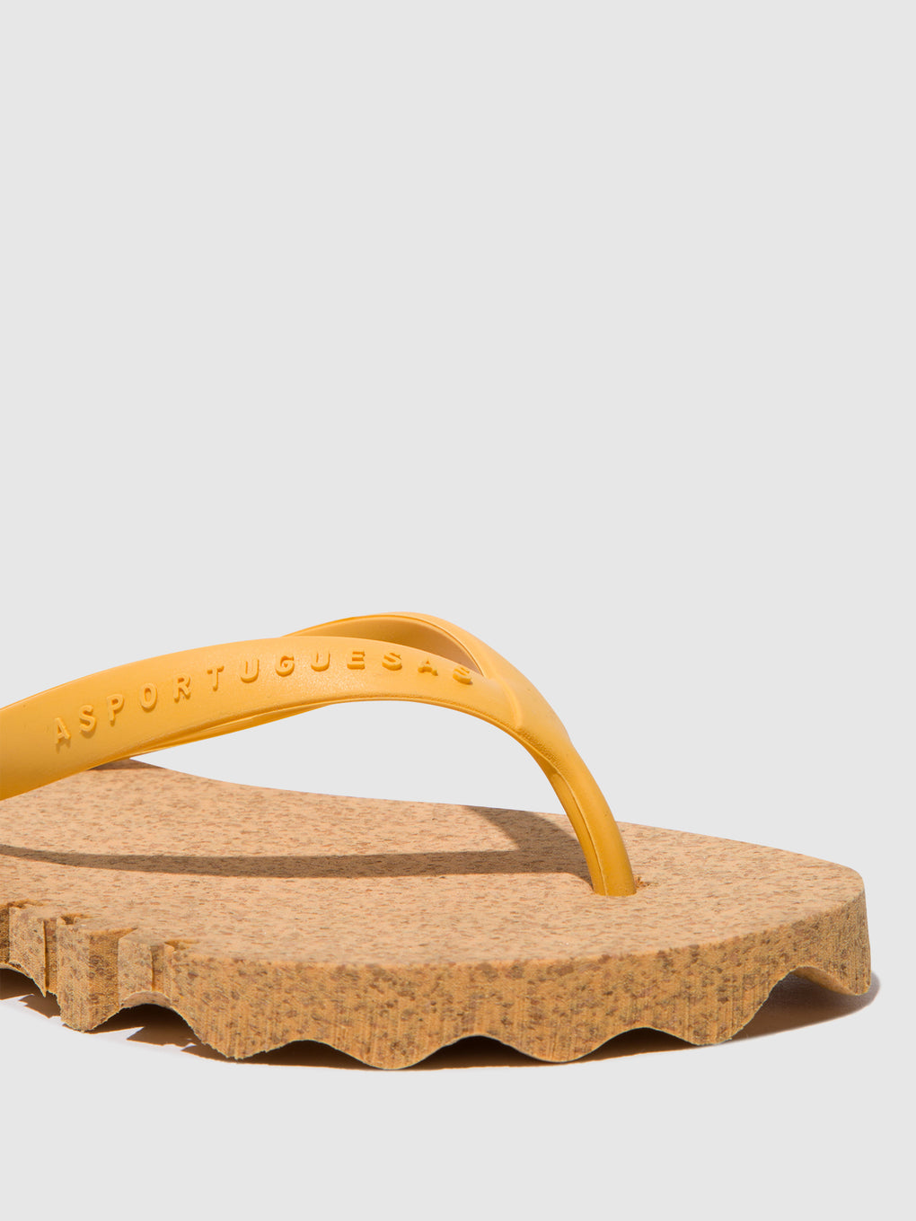 Beach Flip-Flops BUMPY Yellow & yellow strap