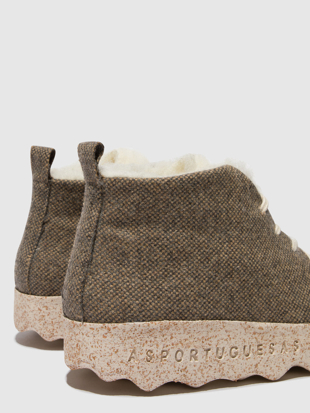 Lace-up Ankle Boots CAKE BROWN