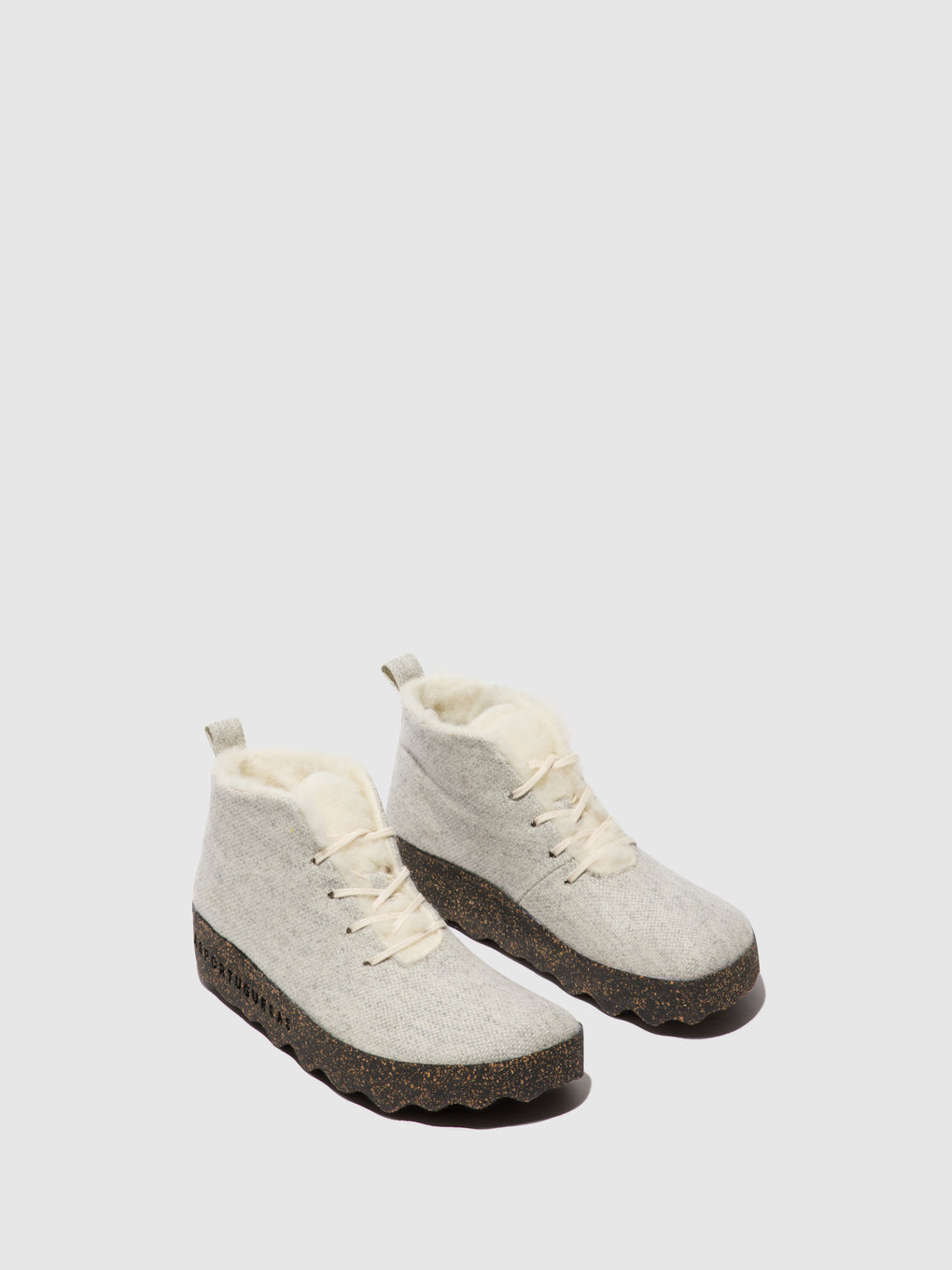 Lace-up Ankle Boots CAKE WHITE